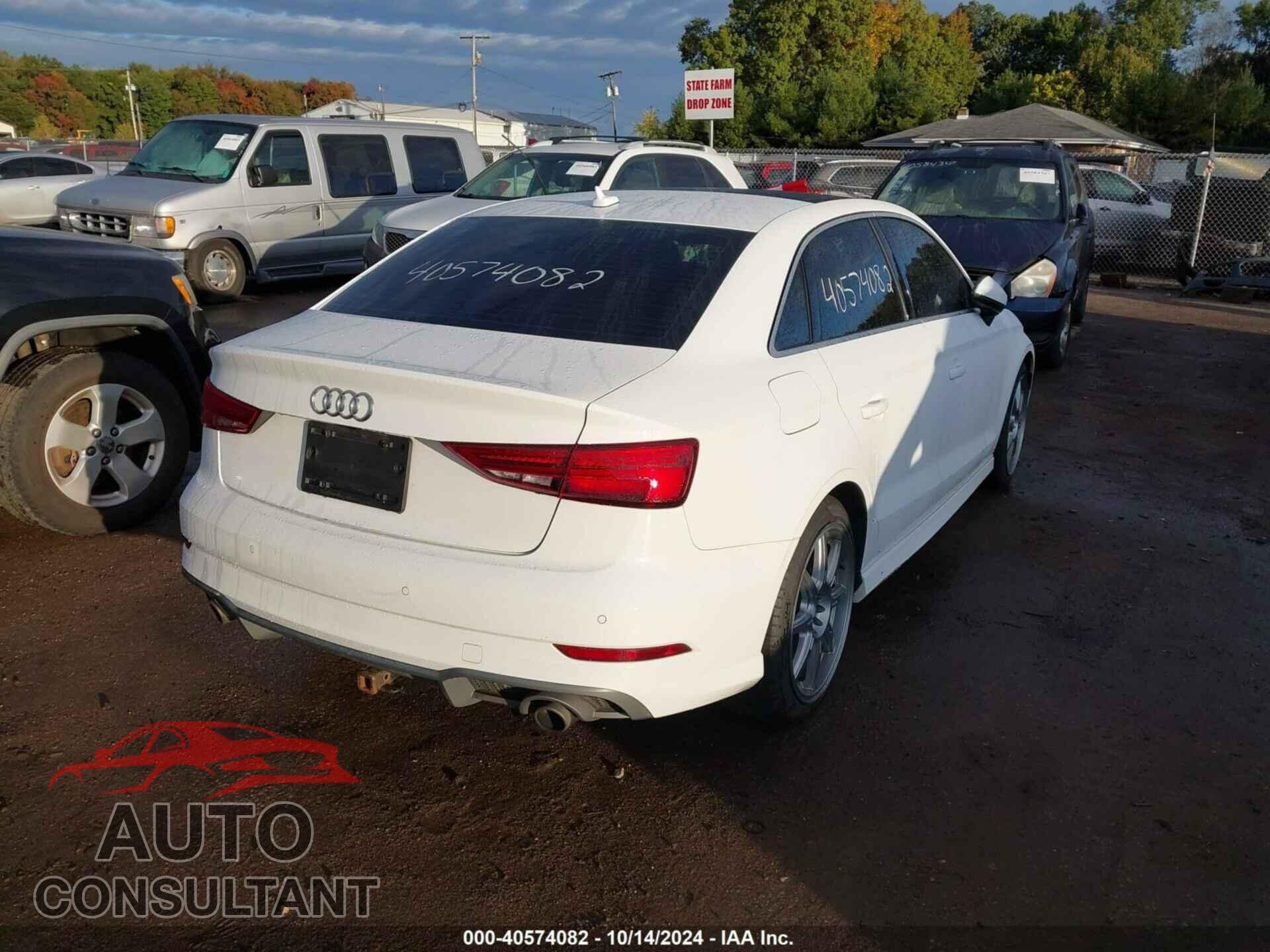 AUDI A3 2017 - WAUJ8GFF2H1030461