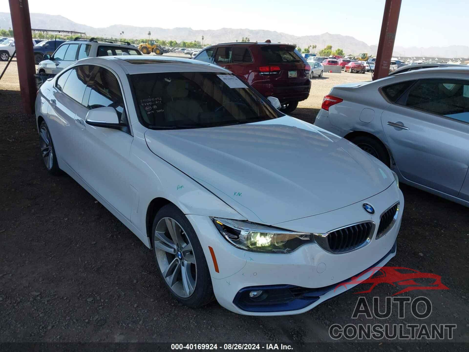 BMW 430I GRAN COUPE 2018 - WBA4J1C57JBG76589