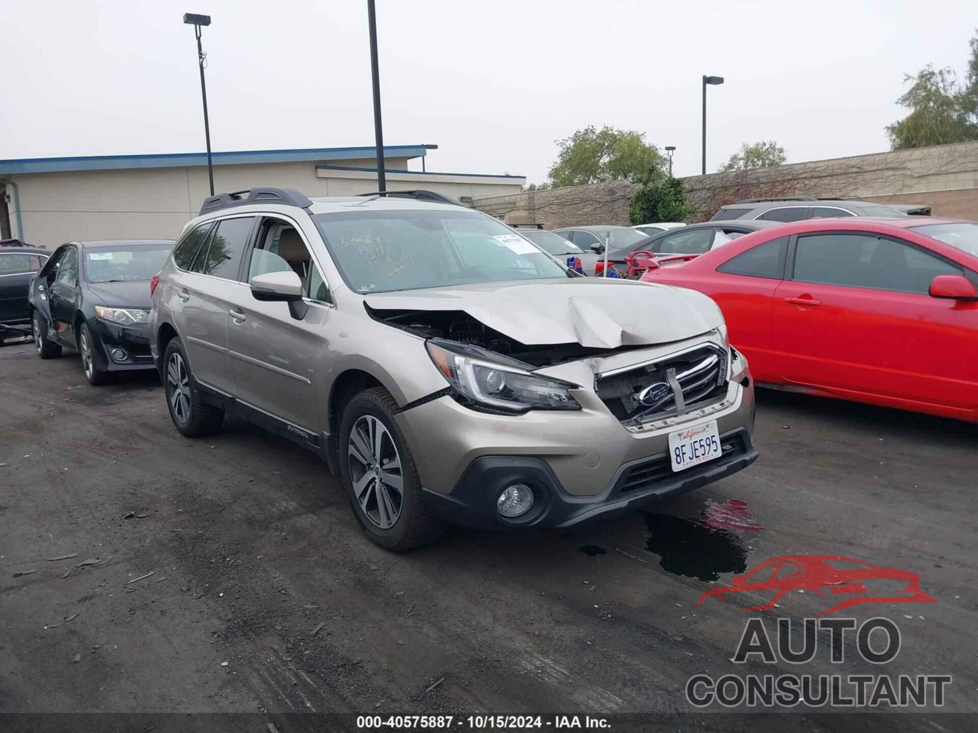 SUBARU OUTBACK 2018 - 4S4BSANC1J3366380