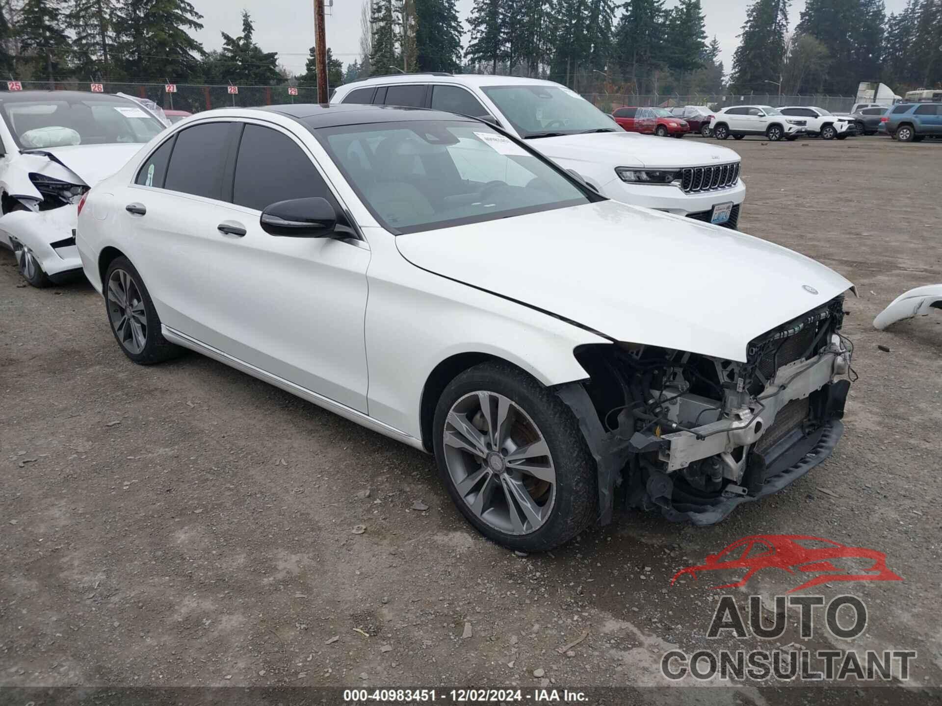 MERCEDES-BENZ C 300 2016 - 55SWF4KB2GU115062