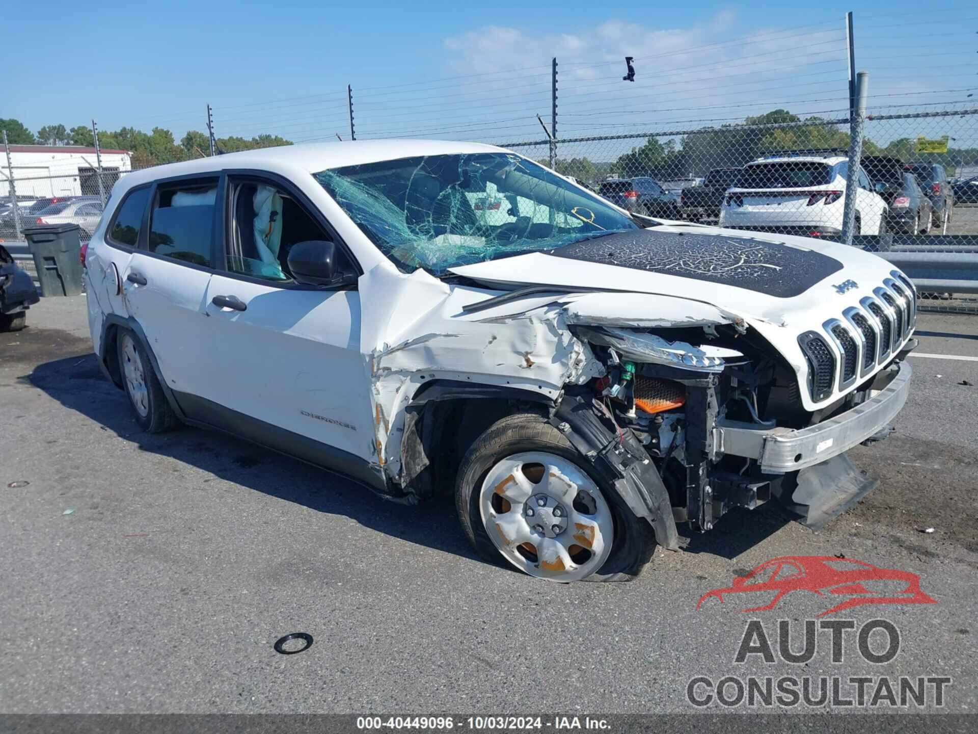 JEEP CHEROKEE 2016 - 1C4PJLAB0GW125973