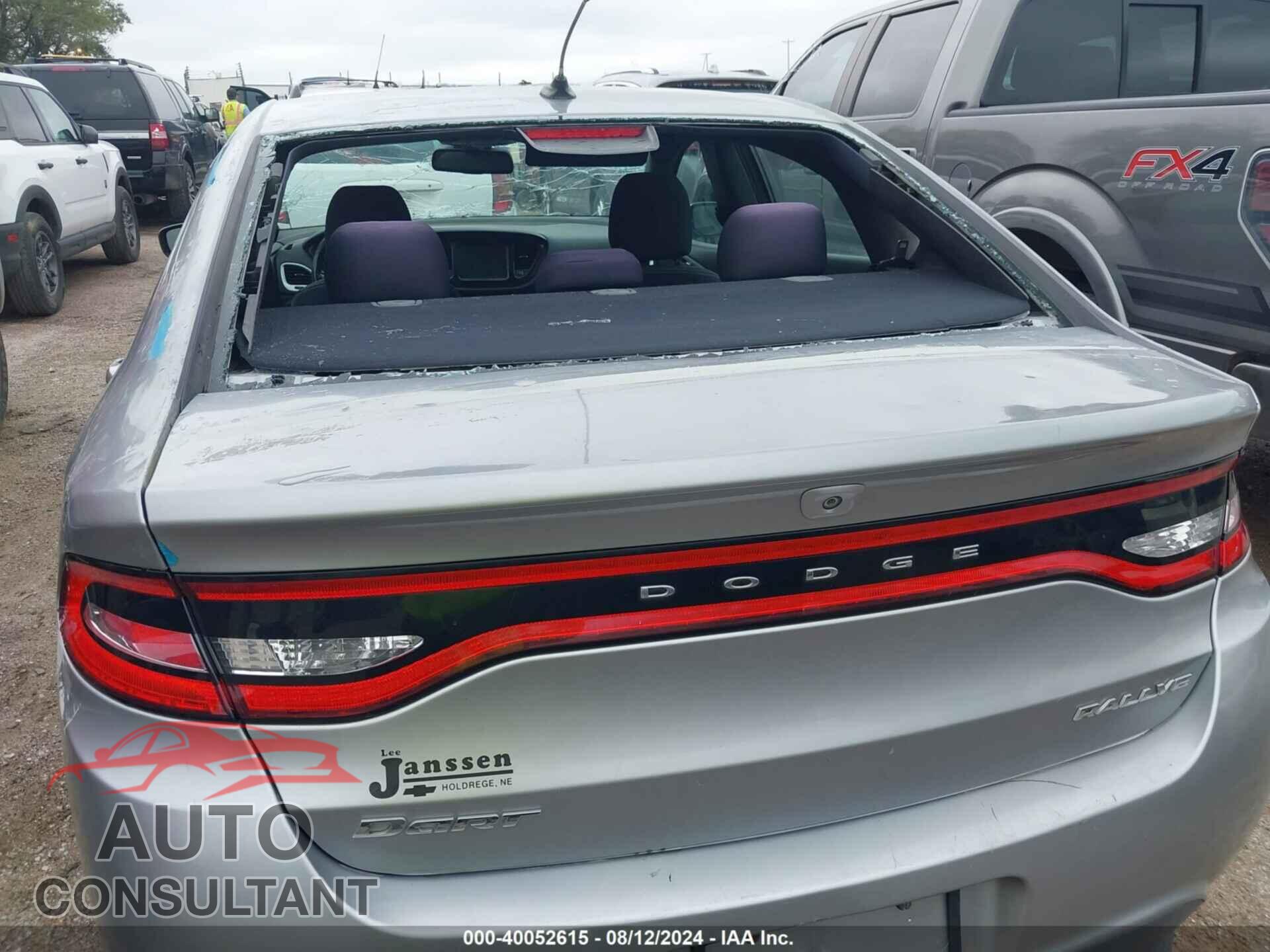 DODGE DART 2015 - 1C3CDFBB6FD299549