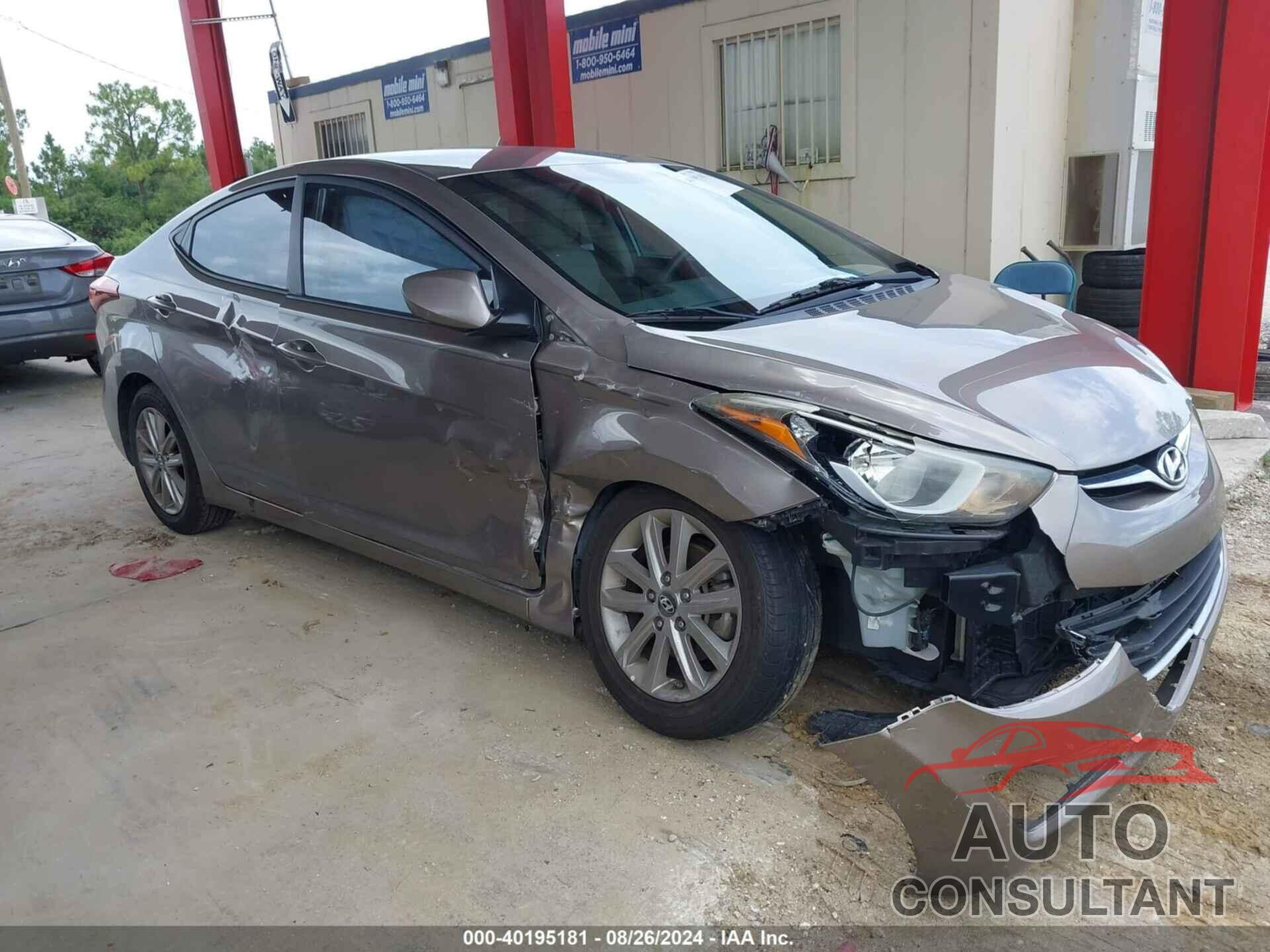 HYUNDAI ELANTRA 2016 - 5NPDH4AE7GH705905