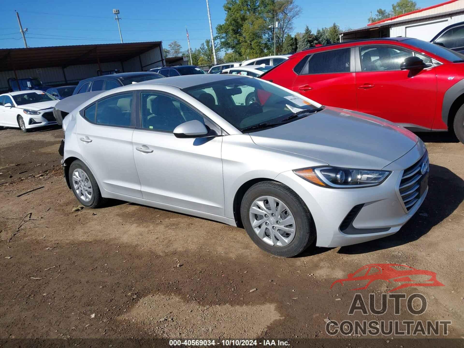 HYUNDAI ELANTRA 2017 - KMHD74LF0HU179760