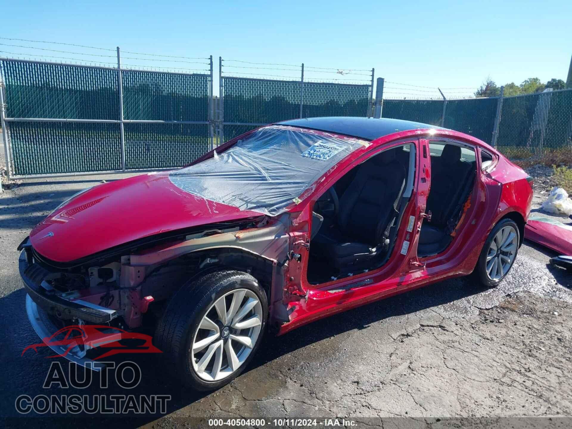 TESLA MODEL 3 2018 - 5YJ3E1EBXJF117294