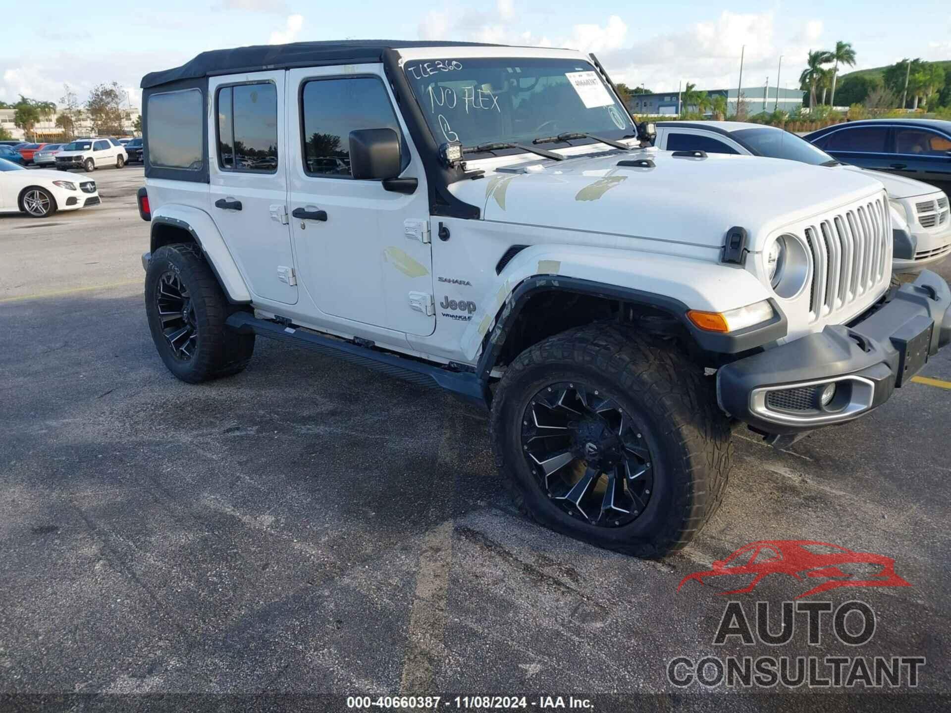 JEEP WRANGLER UNLIMITED 2018 - 1C4HJXEN1JW201076