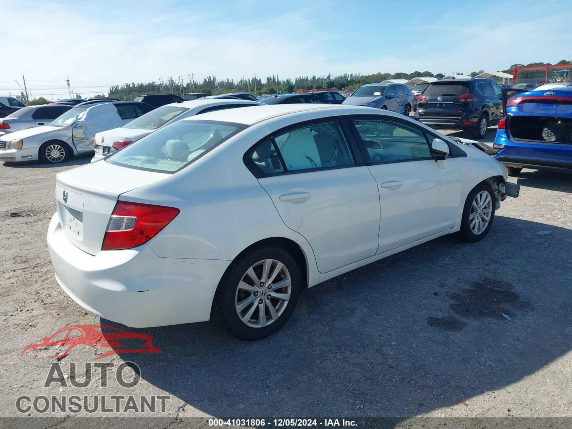 HONDA CIVIC 2012 - 2HGFB2F80CH509262