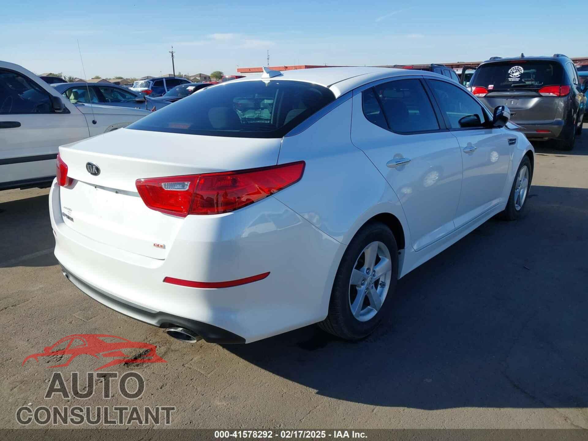 KIA OPTIMA 2015 - KNAGM4A76F5631415