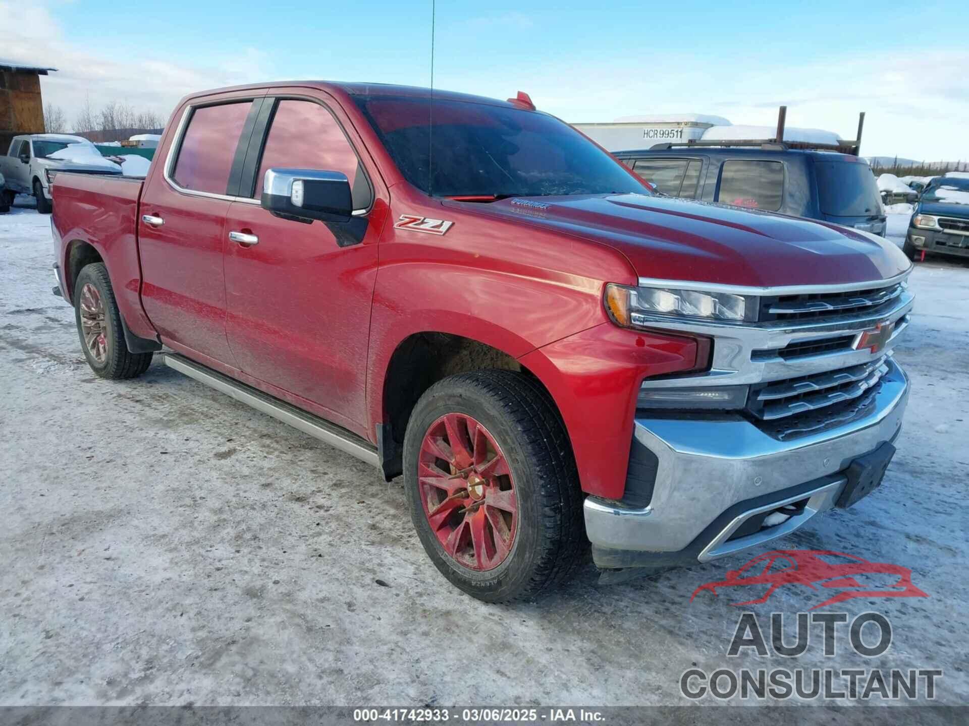 CHEVROLET SILVERADO 1500 2021 - 3GCUYGET2MG323747