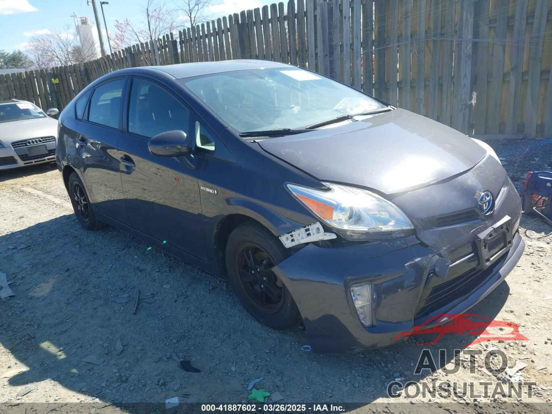 TOYOTA PRIUS 2012 - JTDKN3DU5C5507573