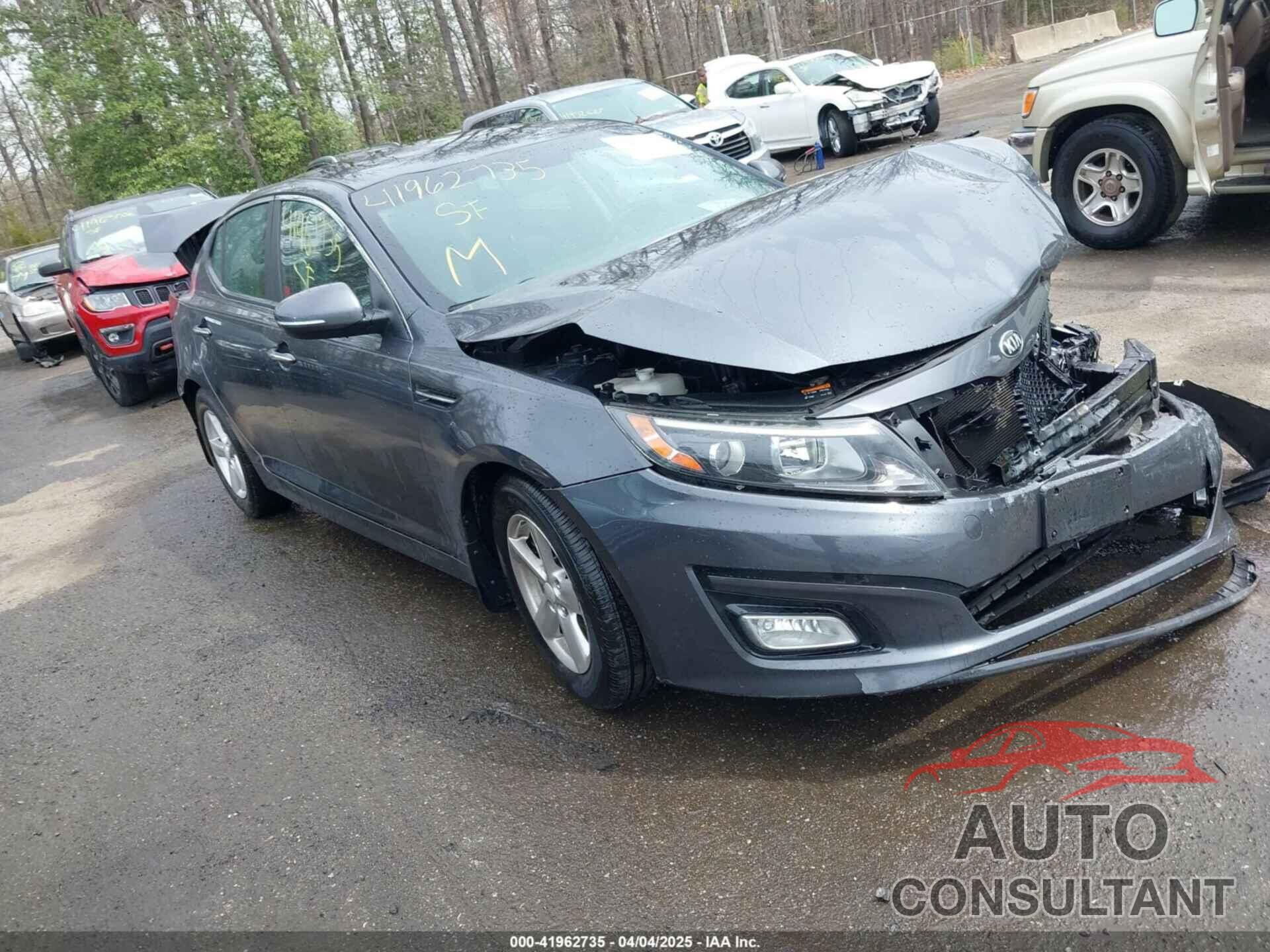 KIA OPTIMA 2015 - KNAGM4A72S5623554