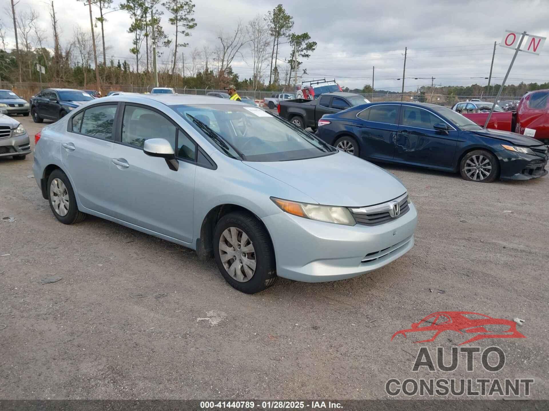 HONDA CIVIC 2012 - 19XFB2F54CE010335