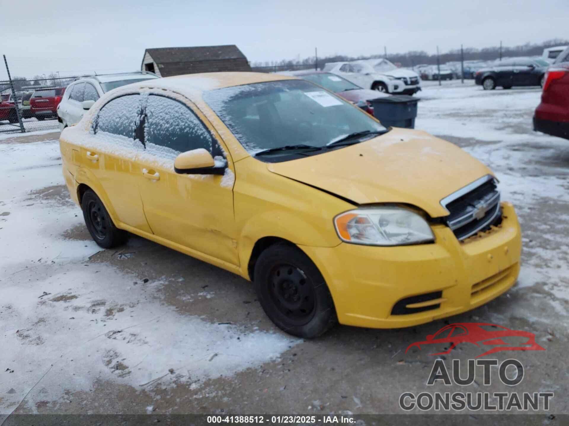 CHEVROLET AVEO 2011 - KL1TD5DE2BB124564