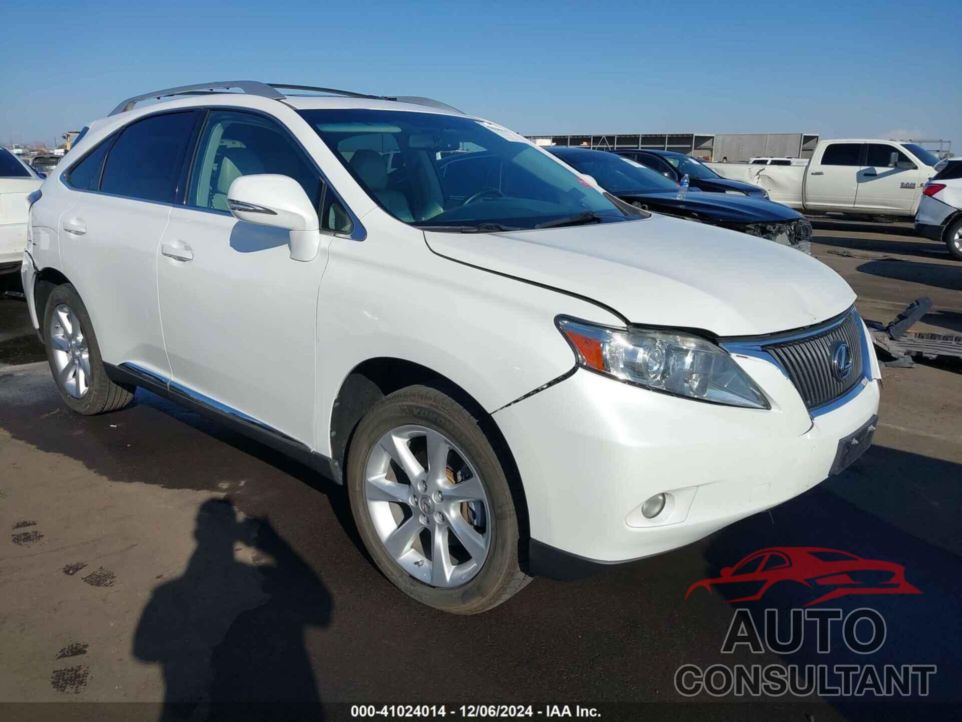 LEXUS RX 350 2012 - 2T2ZK1BA1CC069931