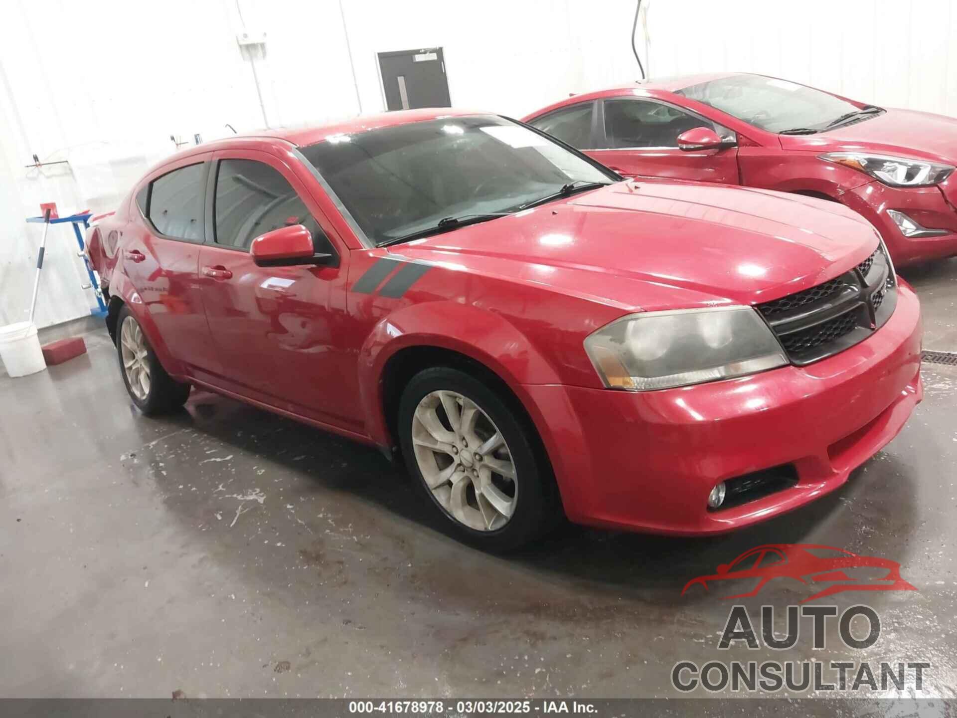 DODGE AVENGER 2013 - 1C3CDZBG3DN519881