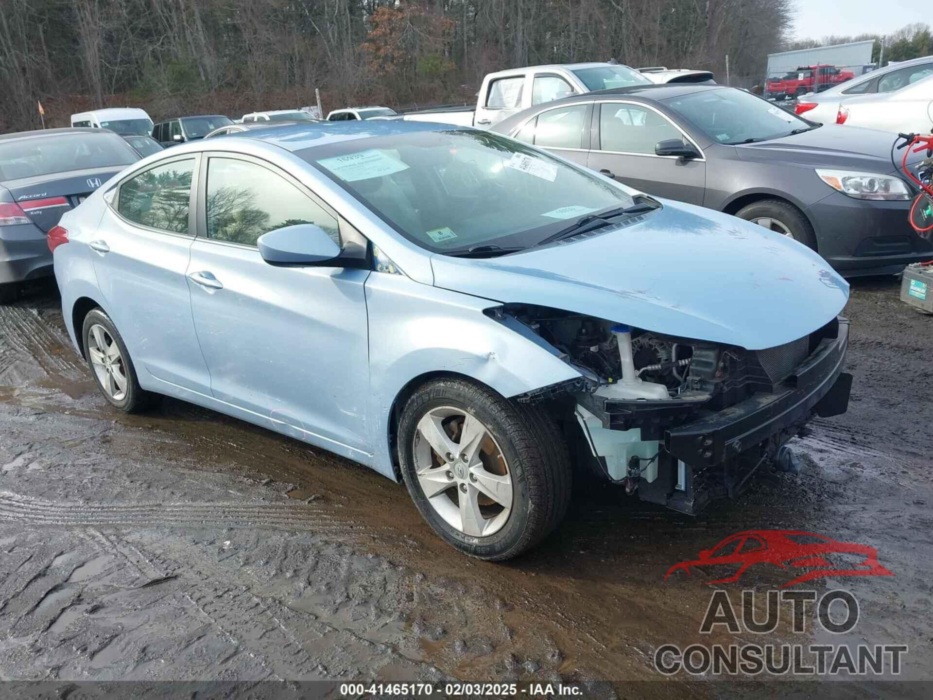 HYUNDAI ELANTRA 2012 - KMHDH4AE3CU198397