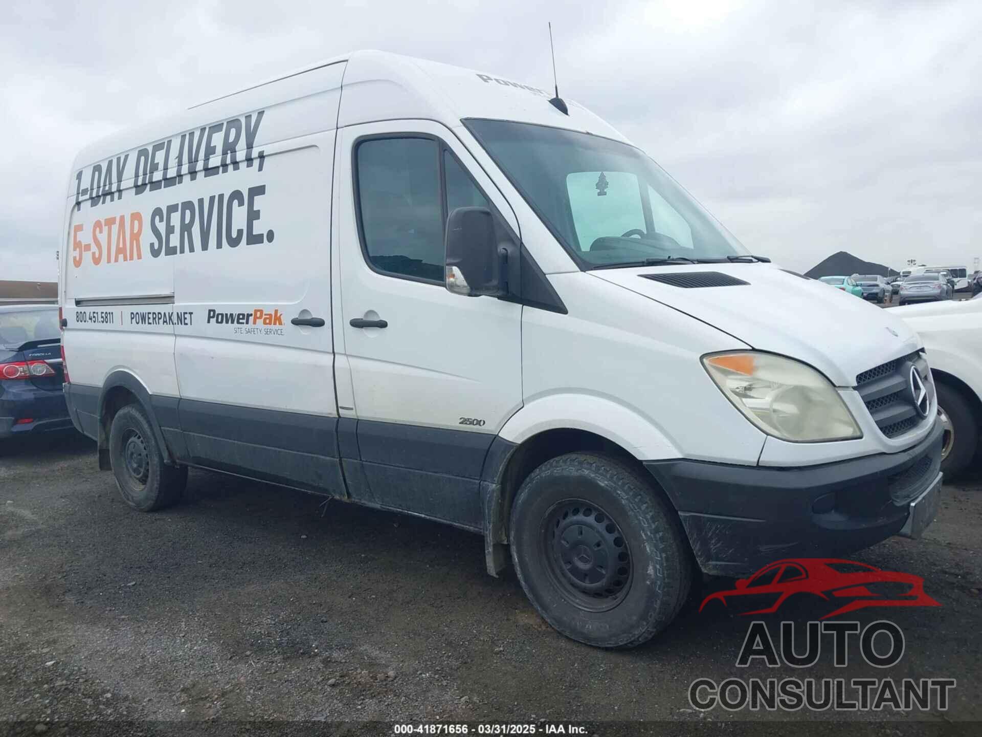 MERCEDES-BENZ SPRINTER VAN 2500 2010 - WD3PE7CC7A5434946