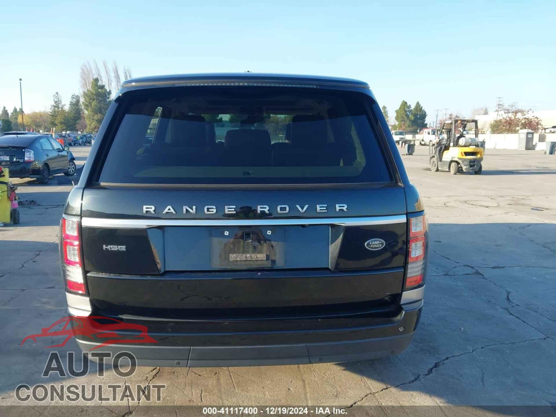 LAND ROVER RANGE ROVER 2014 - SALGS2WFXEA148134