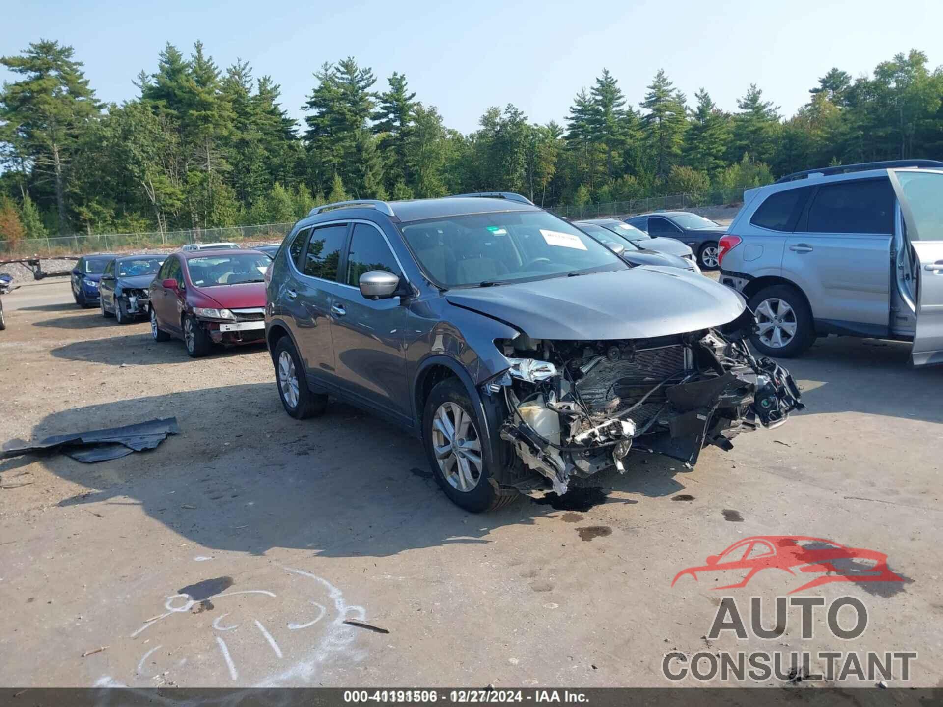 NISSAN ROGUE 2016 - KNMAT2MT3GP723449