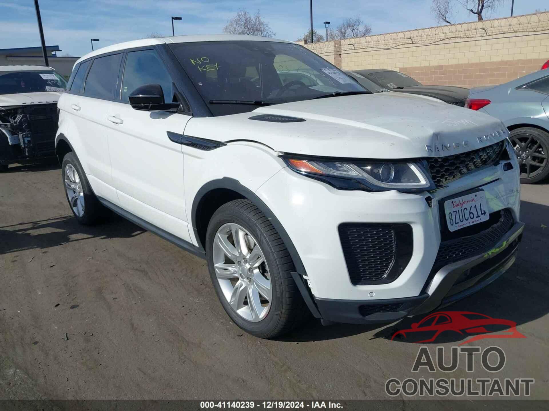 LAND ROVER RANGE ROVER EVOQUE 2018 - SALVD2SX0JH305736