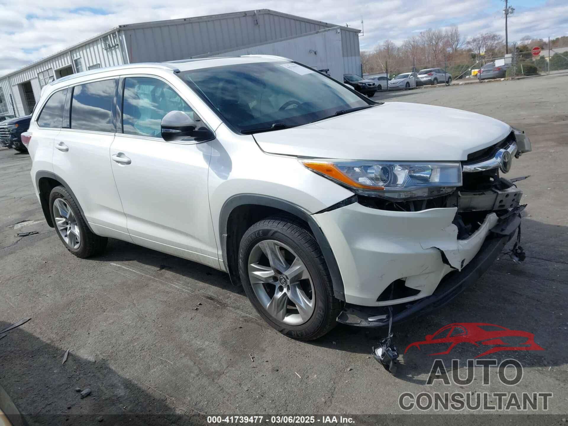 TOYOTA HIGHLANDER 2016 - 5TDDKRFH0GS321136