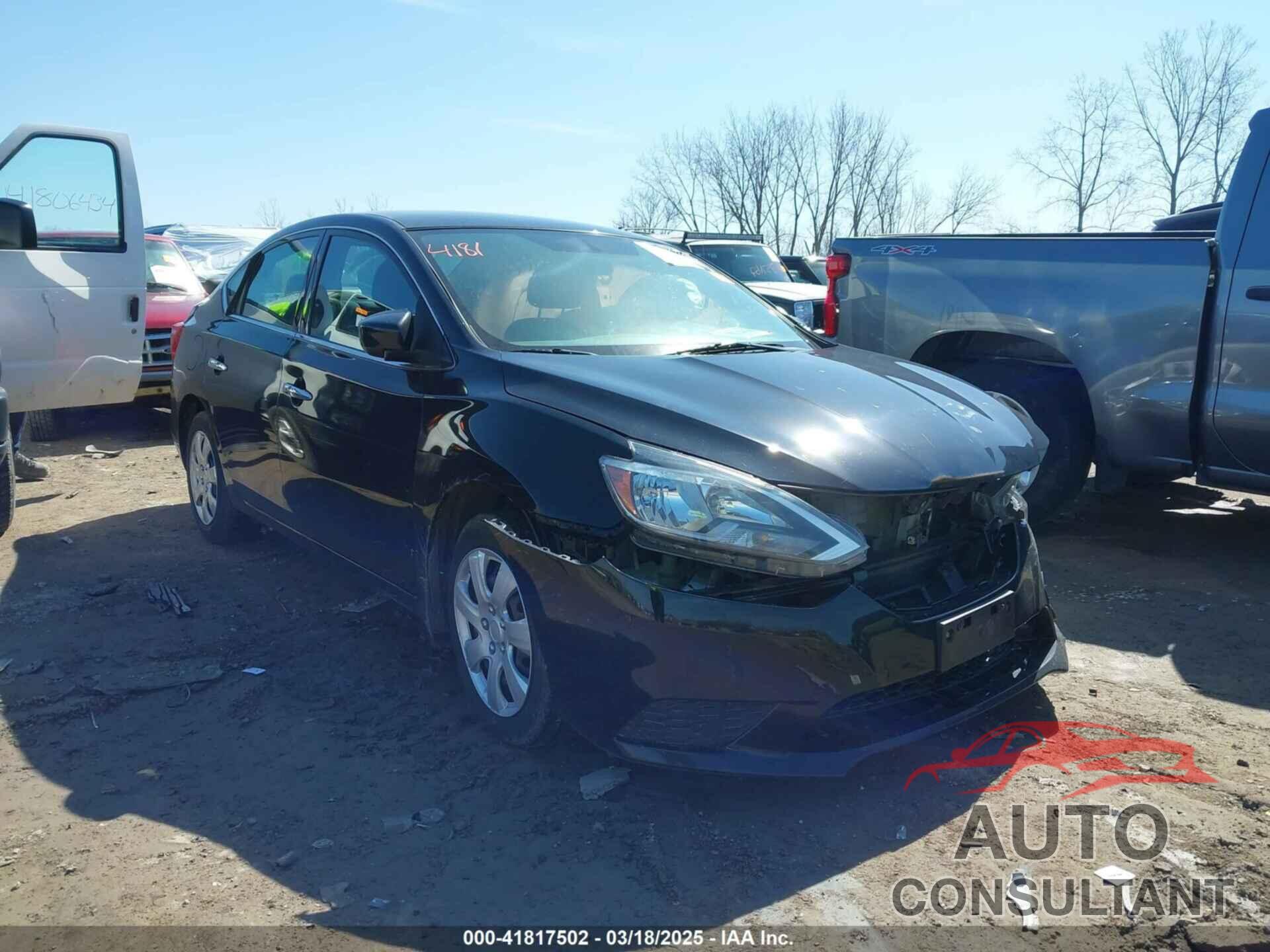 NISSAN SENTRA 2016 - 3N1AB7AP2GL683371