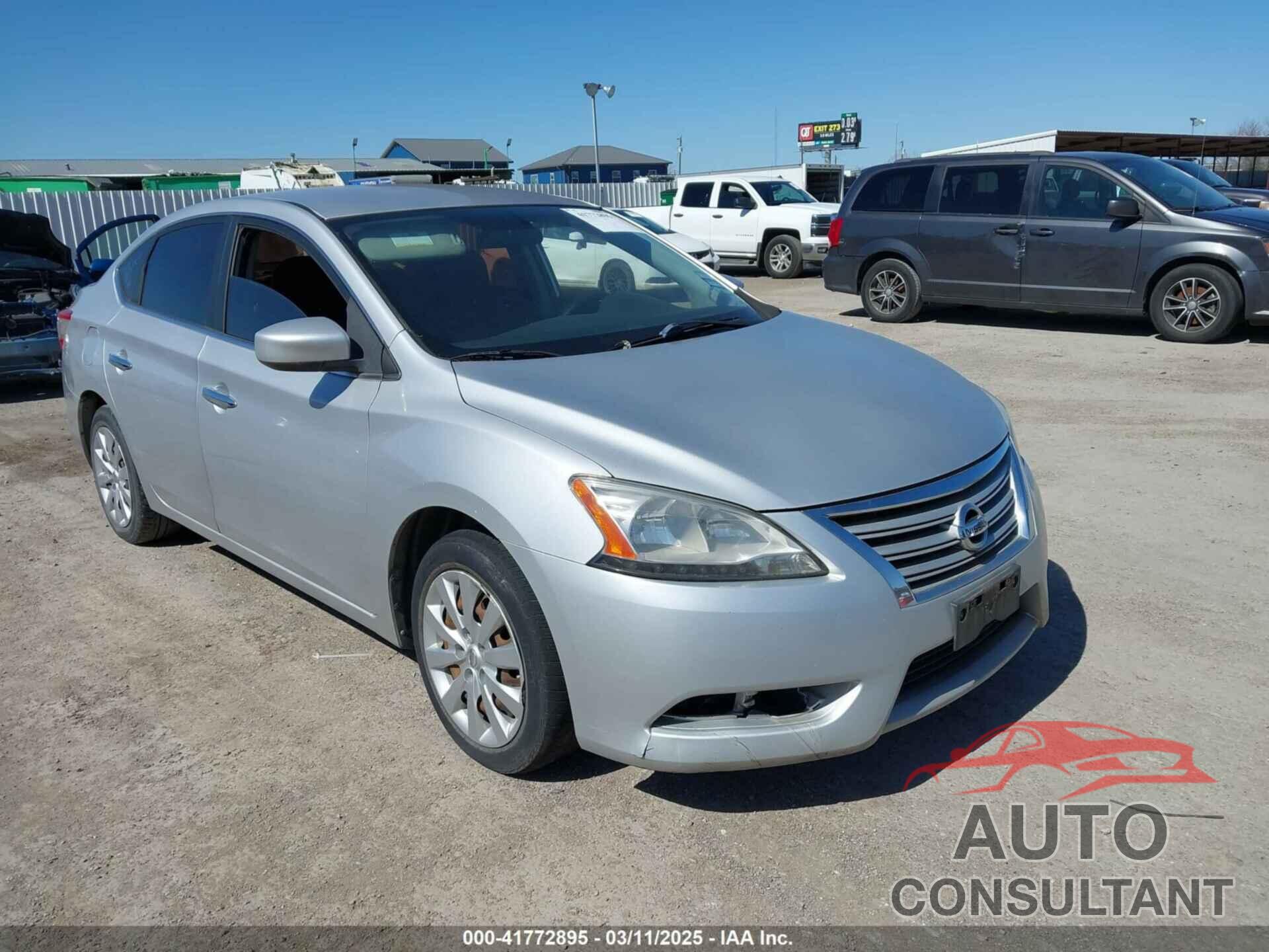 NISSAN SENTRA 2013 - 1N4AB7AP4DN900188