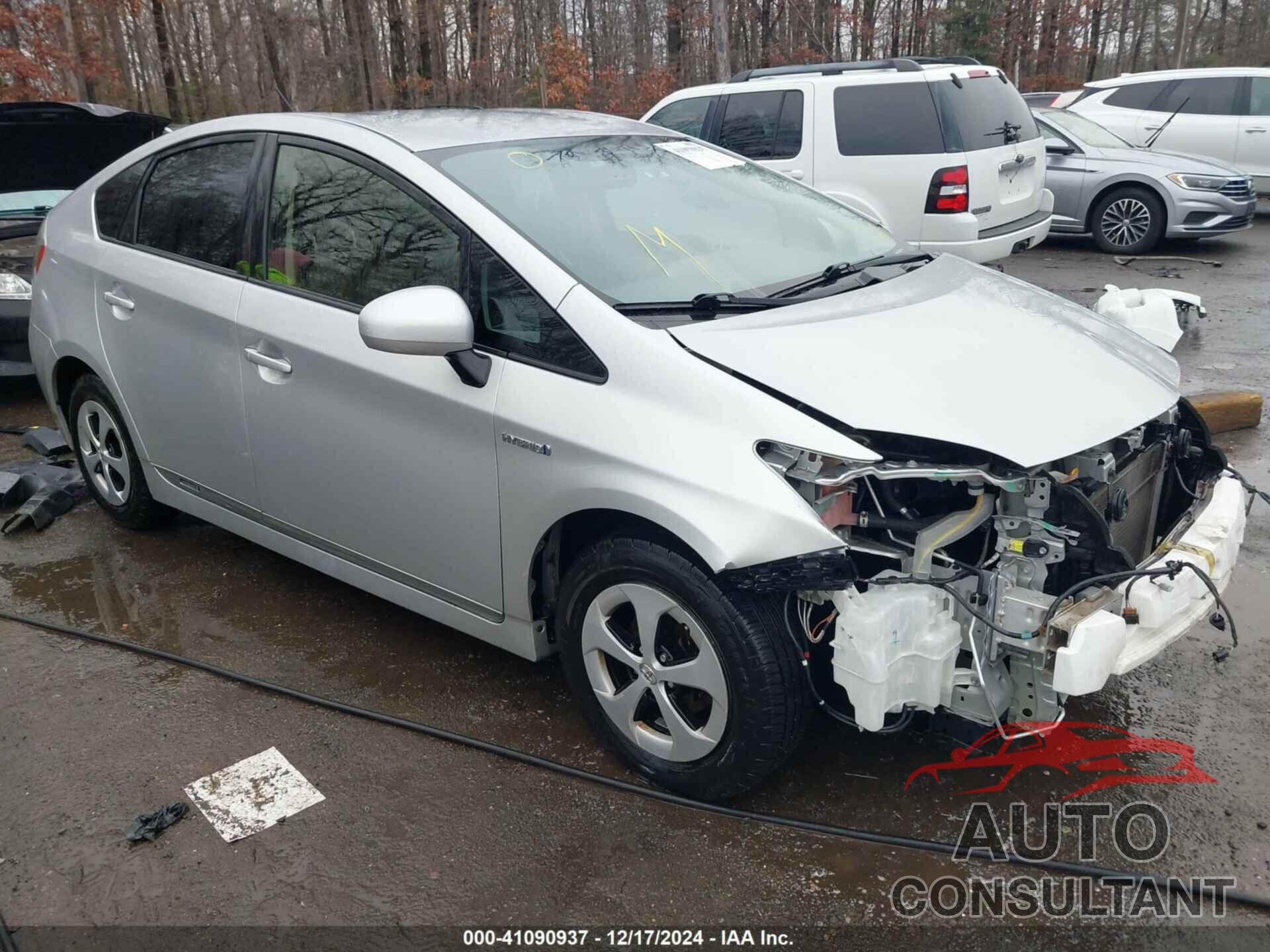 TOYOTA PRIUS 2012 - JTDKN3DU5C5485414