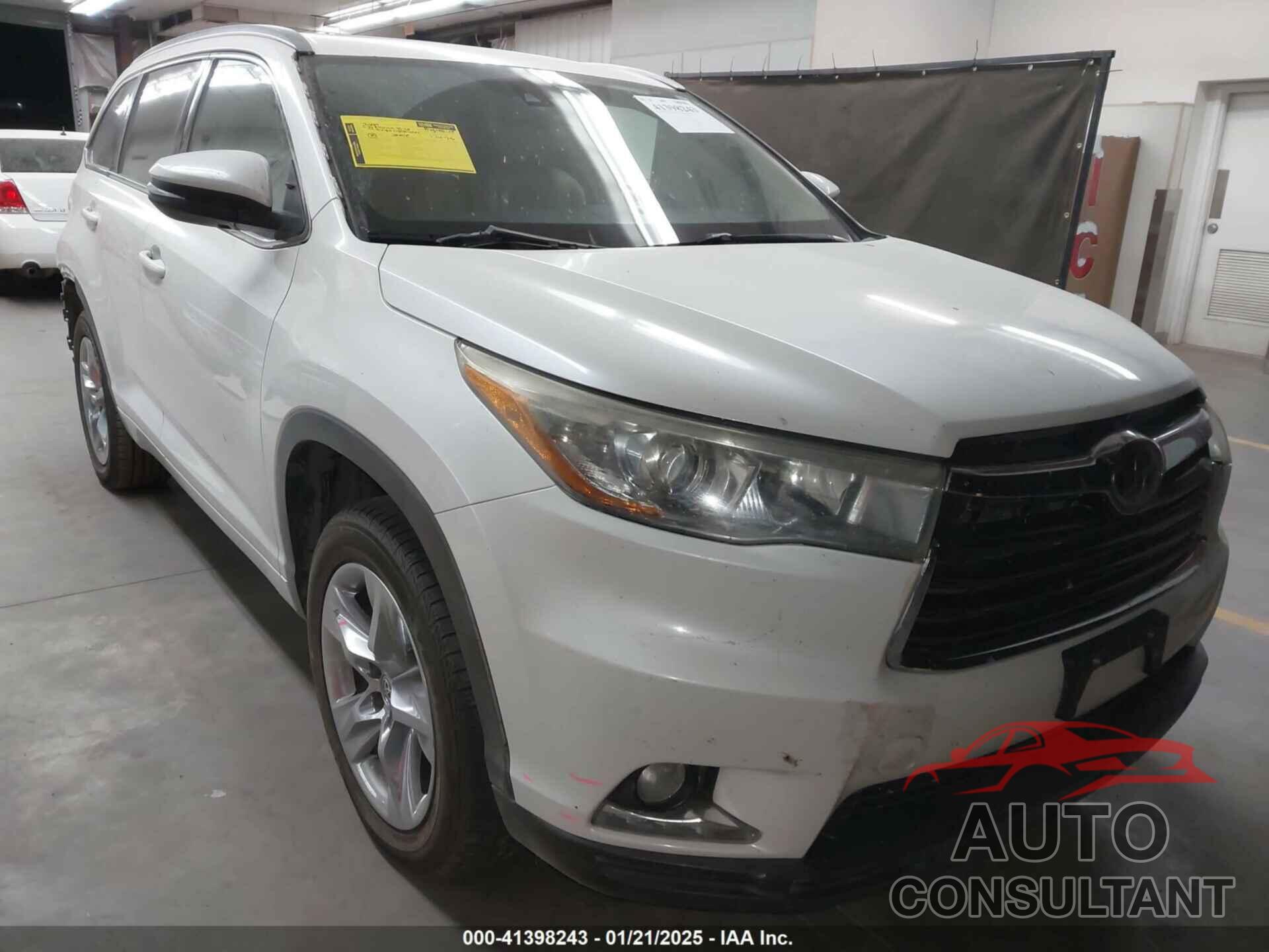 TOYOTA HIGHLANDER 2014 - 5TDYKRFH6ES019851