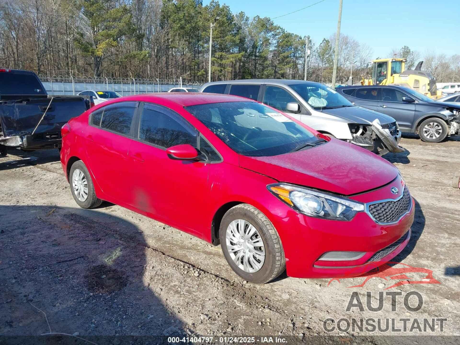 KIA FORTE 2016 - KNAFK4A66G5548853