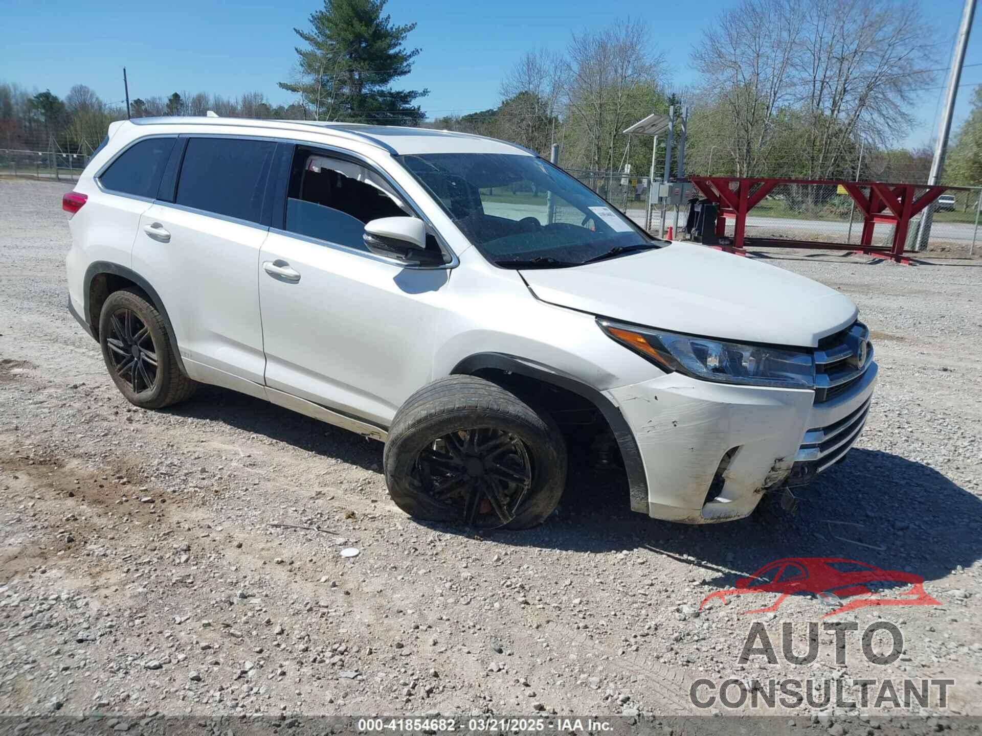 TOYOTA HIGHLANDER 2017 - 5TDYZRFH6HS222576