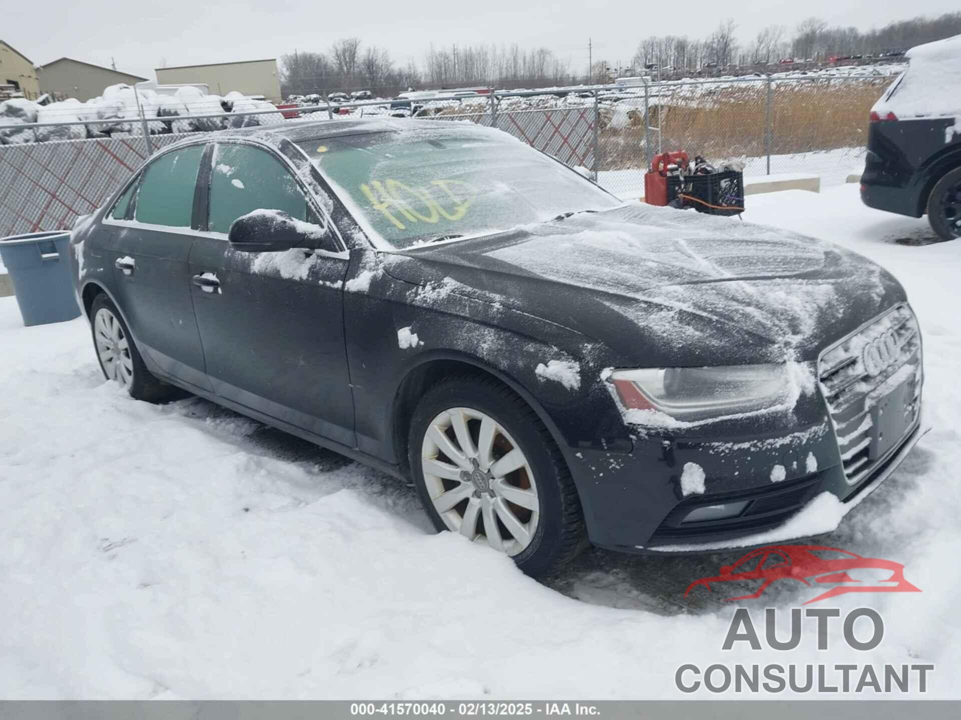 AUDI A4 2013 - WAUBFAFLXDN029378