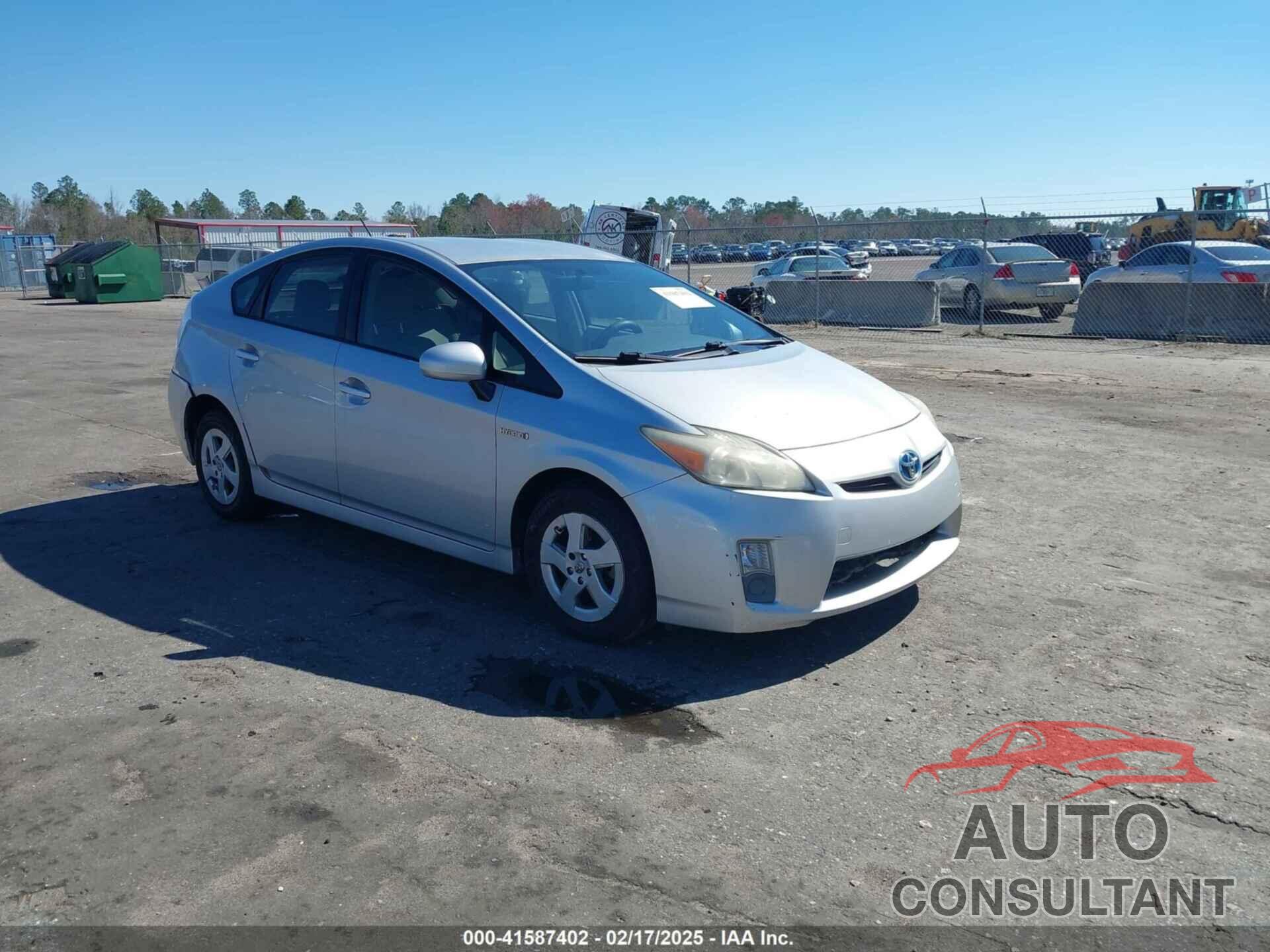 TOYOTA PRIUS 2011 - JTDKN3DU2B1364149