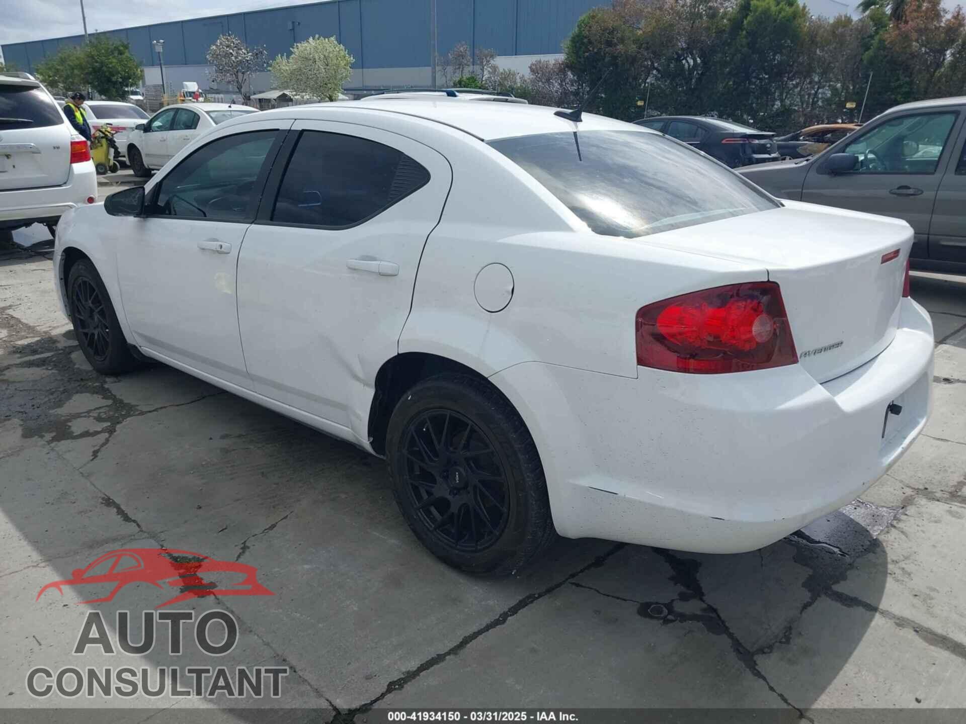 DODGE AVENGER 2013 - 1C3CDZAB2DN535575