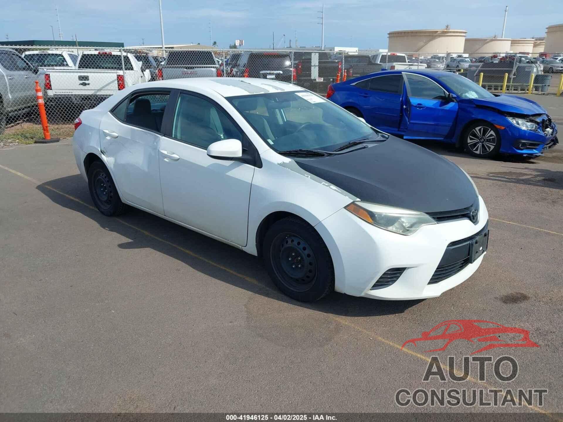 TOYOTA COROLLA 2016 - 5YFBURHE2GP404595