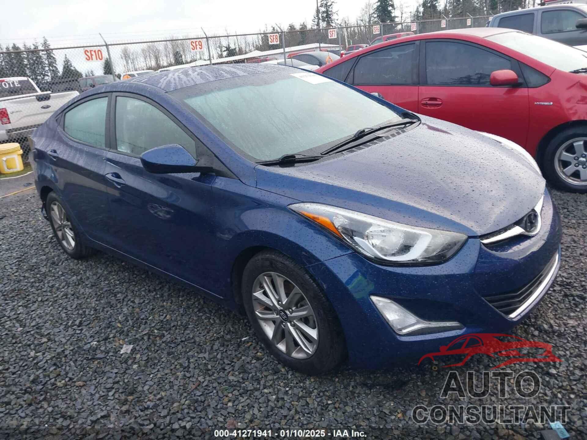 HYUNDAI ELANTRA 2016 - 5NPDH4AE4GH662687