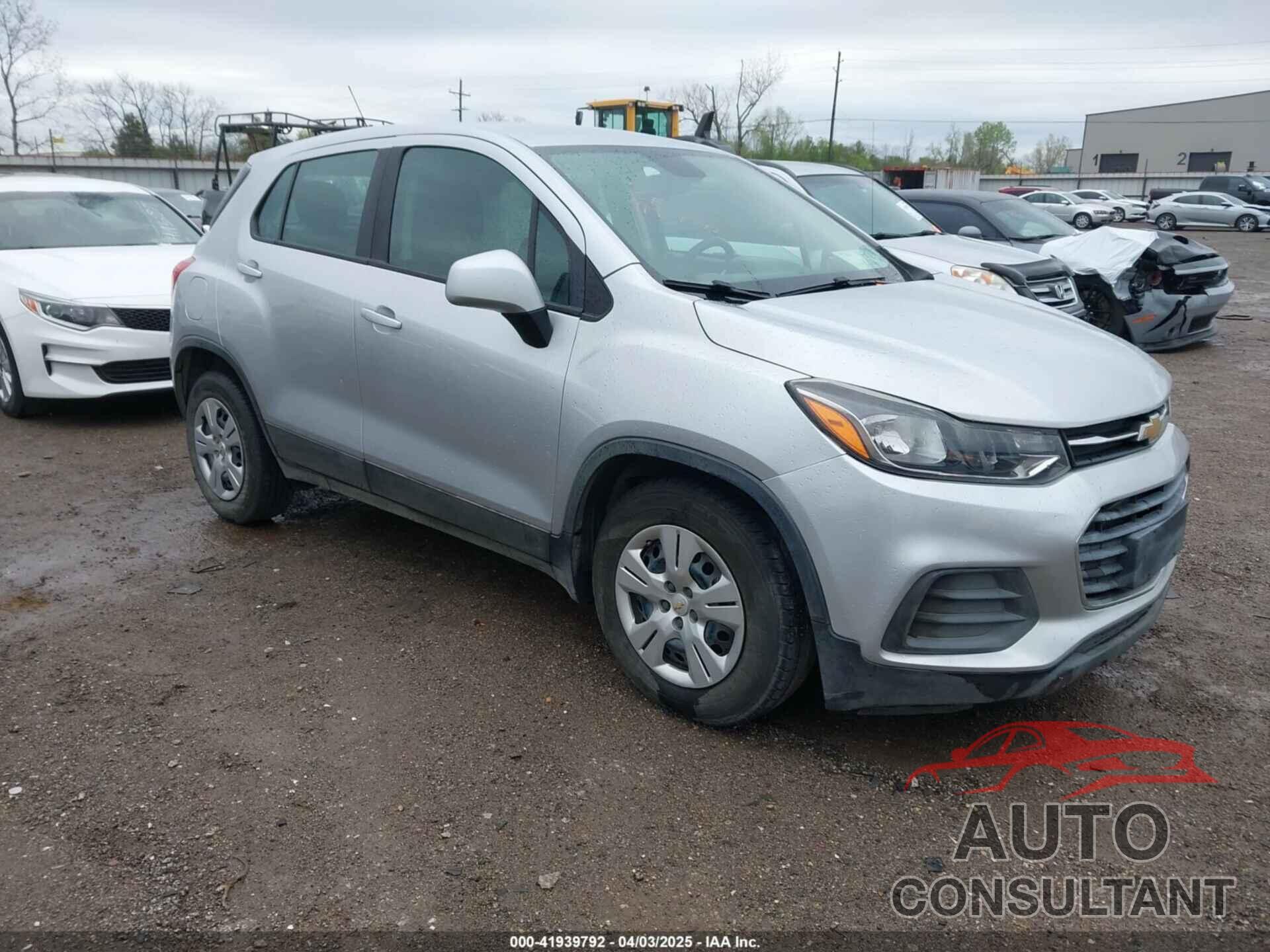 CHEVROLET TRAX 2017 - KL7CJKSB9HB056309