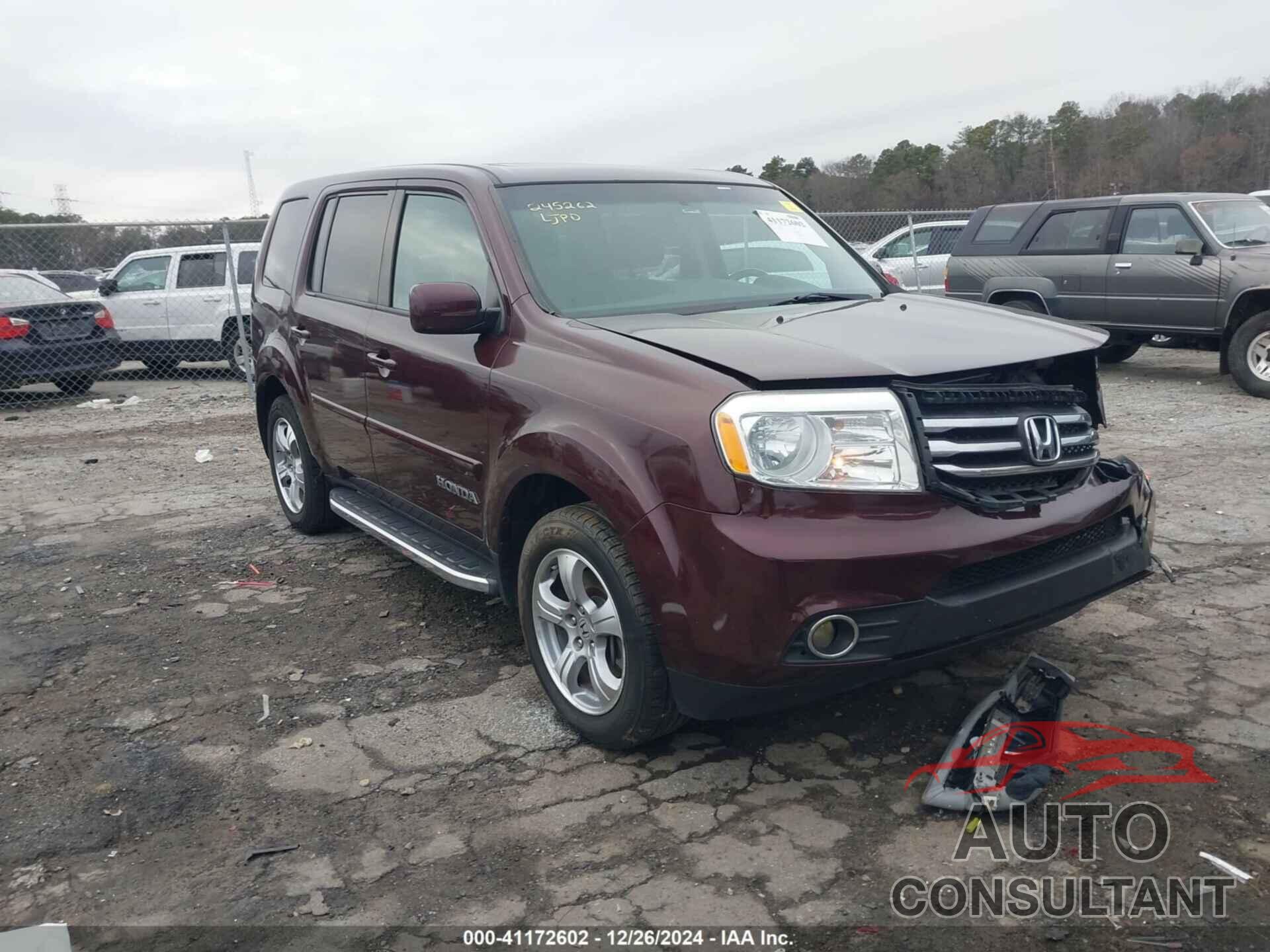 HONDA PILOT 2014 - 5FNYF4H58EB045477