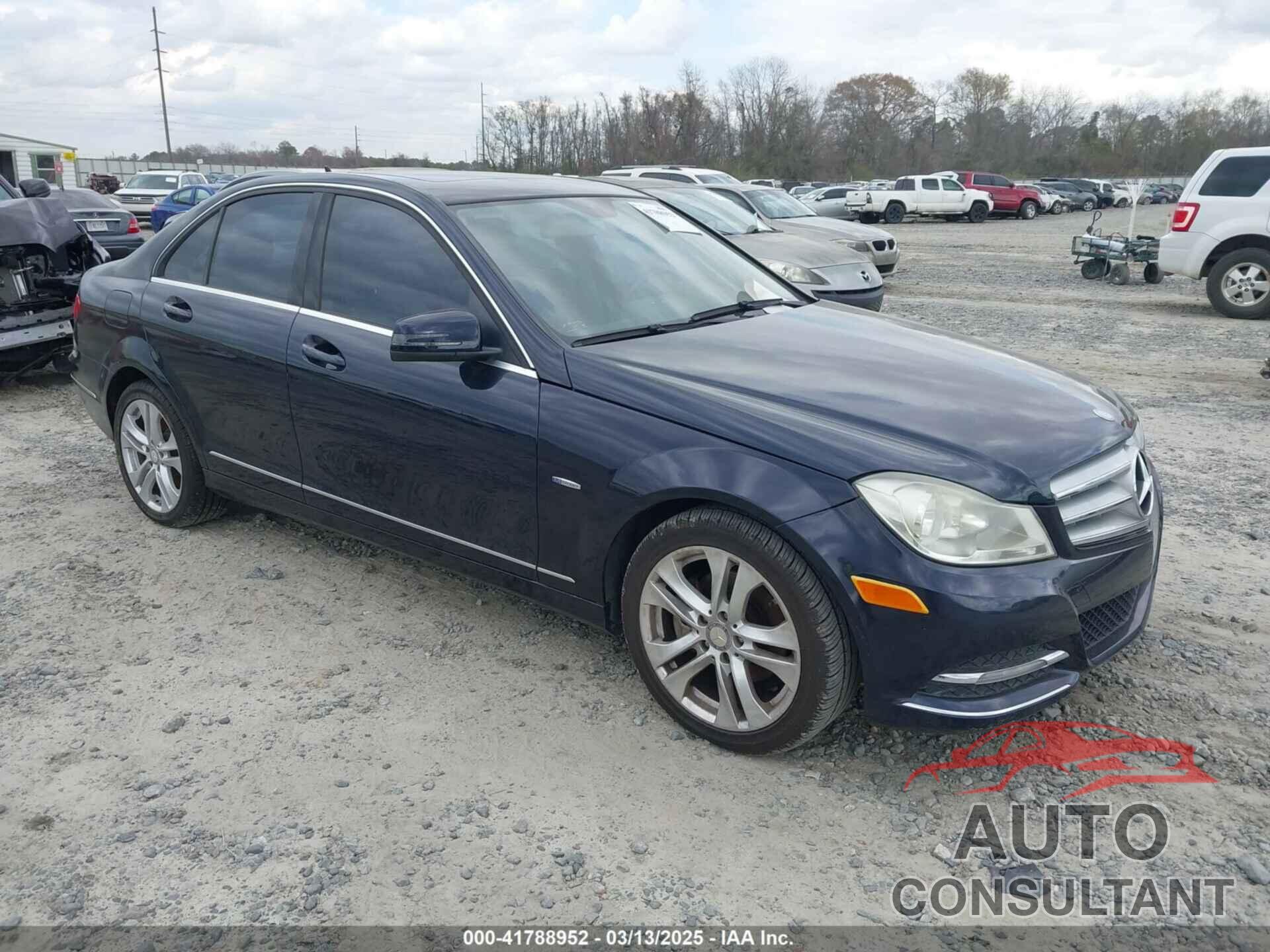 MERCEDES-BENZ C 250 2012 - WDDGF4HB4CA610062