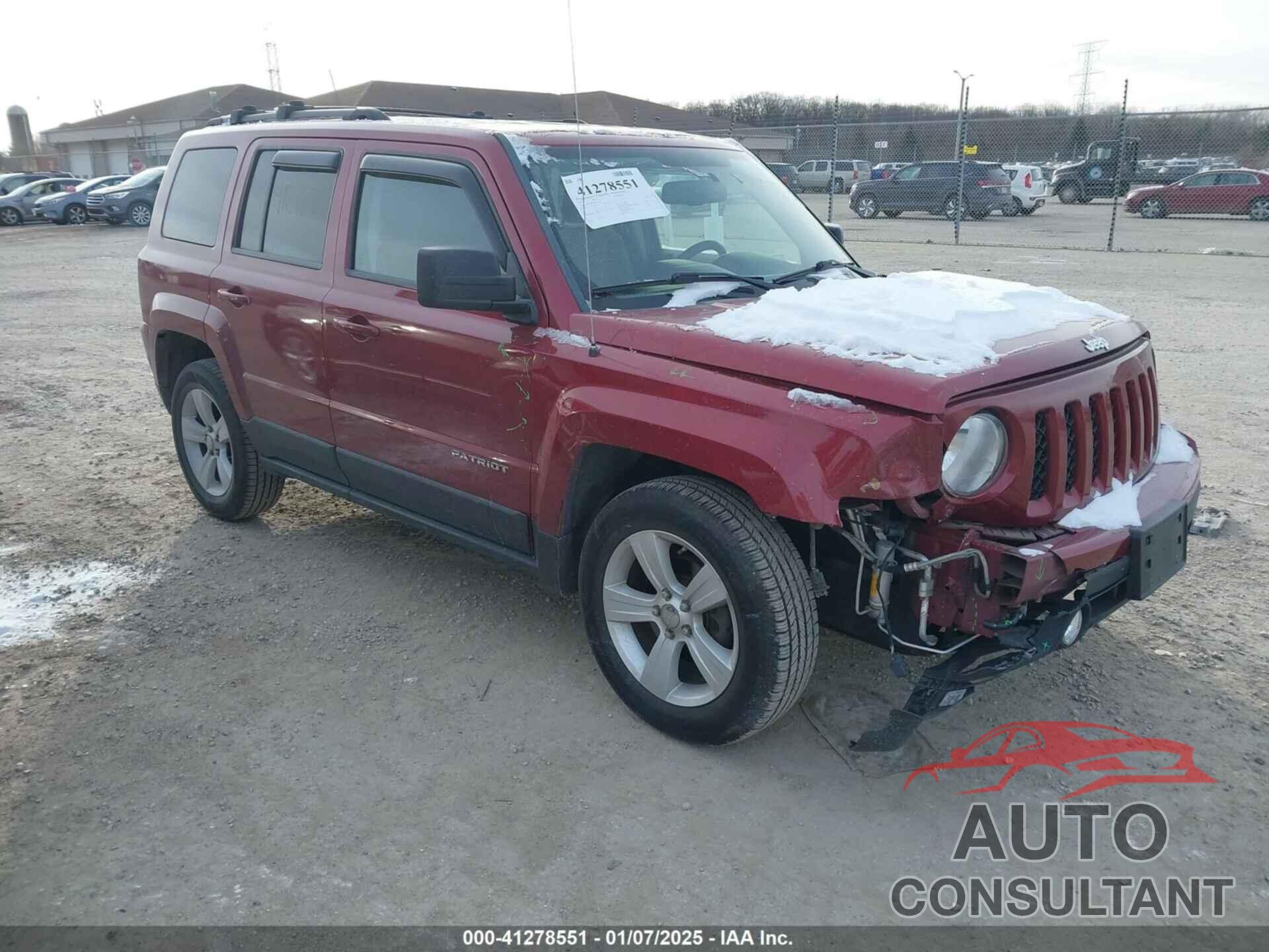 JEEP PATRIOT 2011 - 1J4NF1GB3BD118552