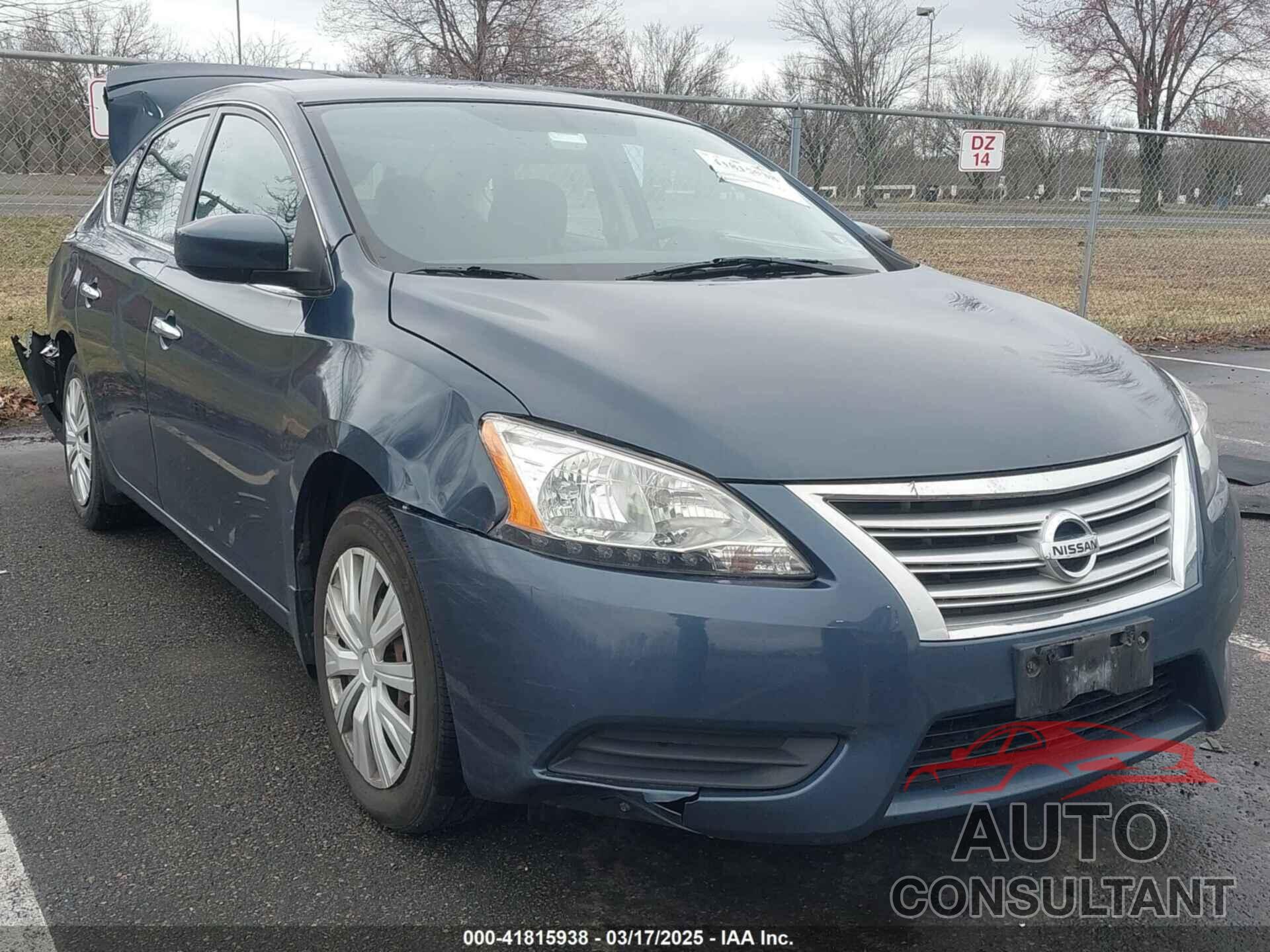 NISSAN SENTRA 2013 - 3N1AB7AP4DL771138