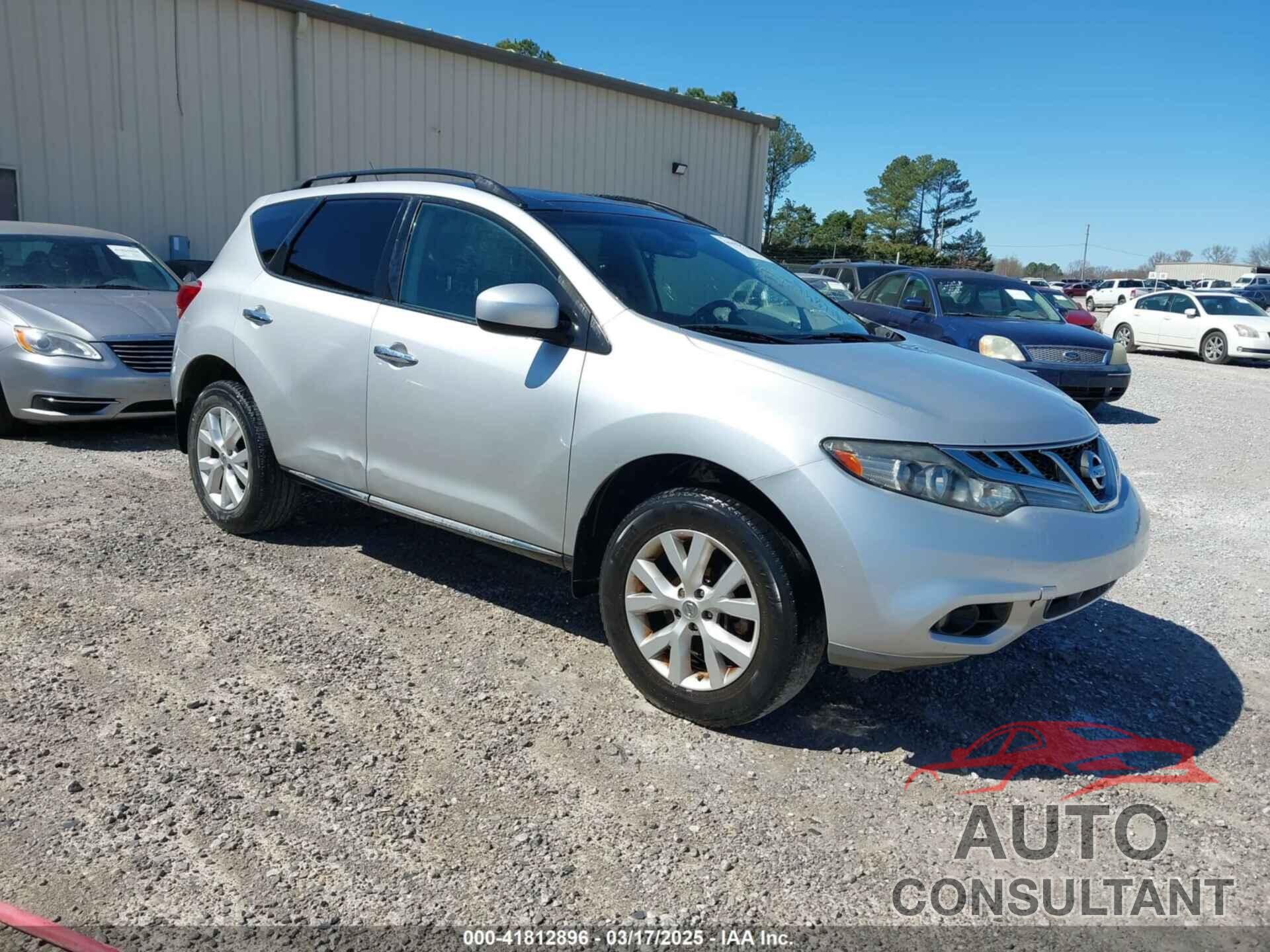 NISSAN MURANO 2011 - JN8AZ1MU9BW059582