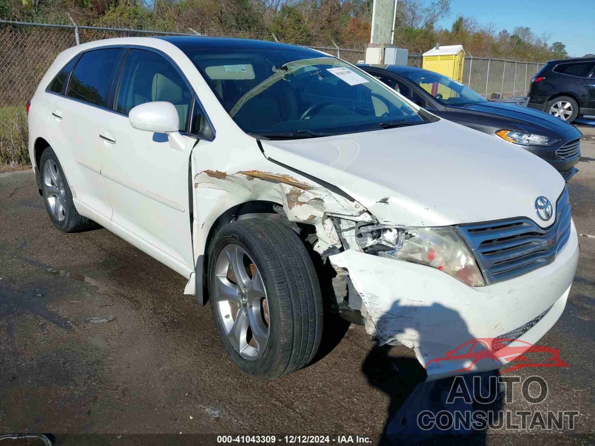 TOYOTA VENZA 2009 - 4T3ZK11A49U016726
