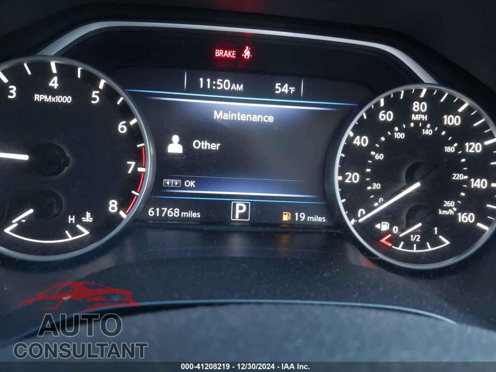 NISSAN MAXIMA 2017 - 1N4AA6AP1HC433441