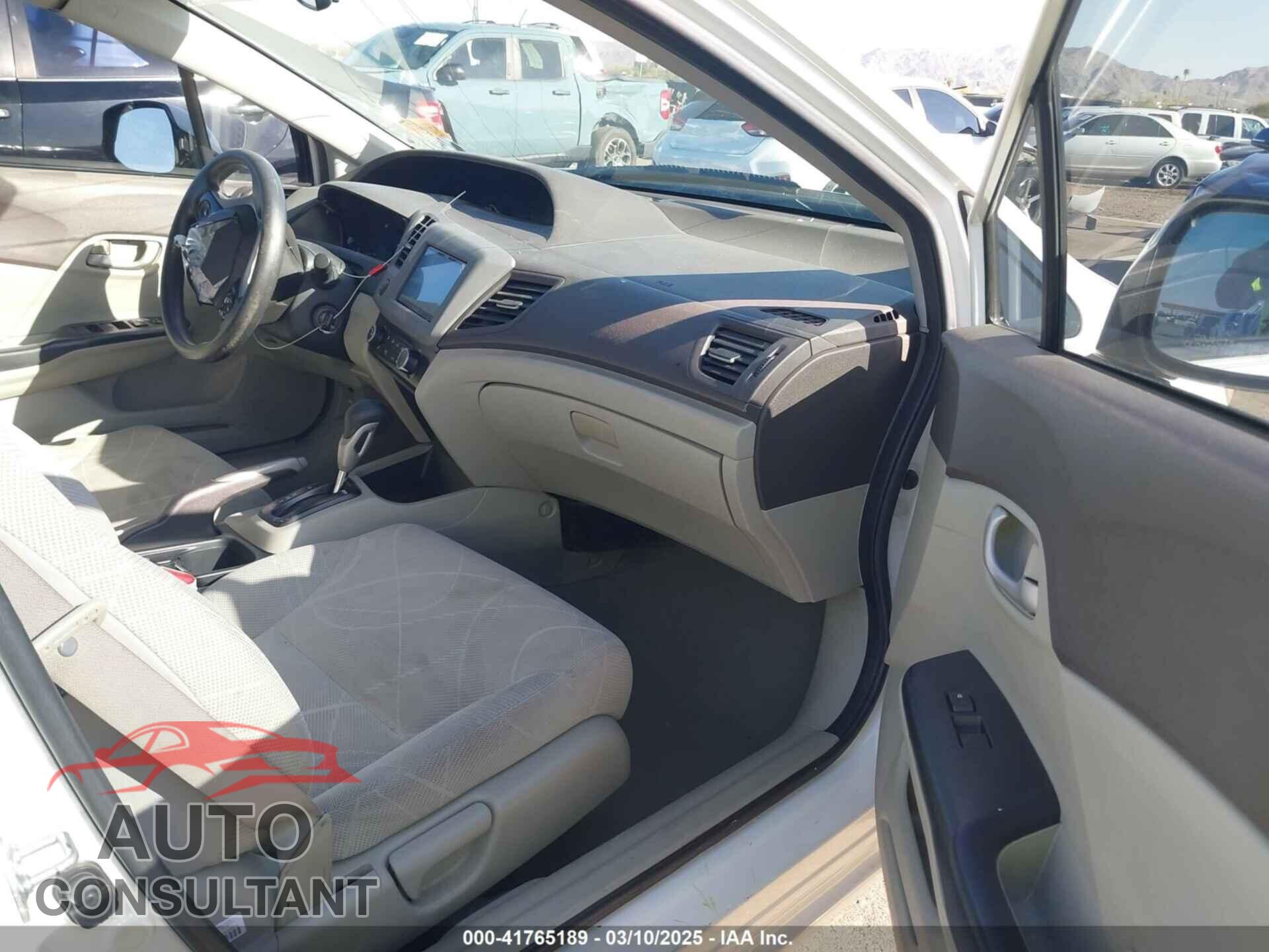 HONDA CIVIC 2012 - JHMFB2F56CS000207