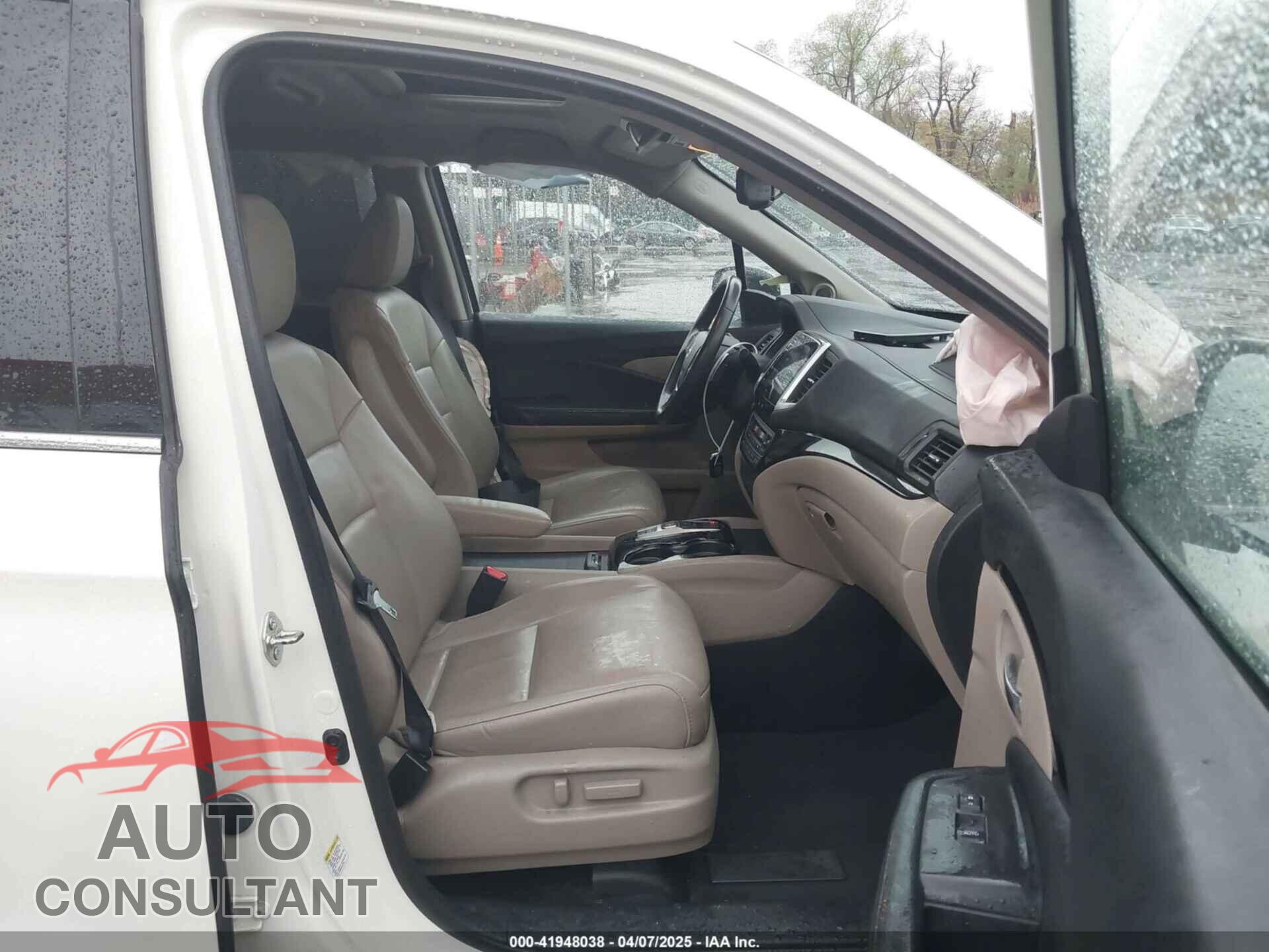 HONDA PILOT 2016 - 5FNYF5H91GB016348