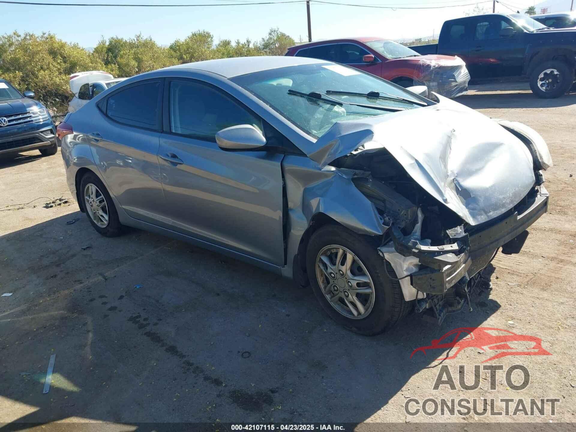 HYUNDAI ELANTRA 2016 - 5NPDH4AE0GH667126