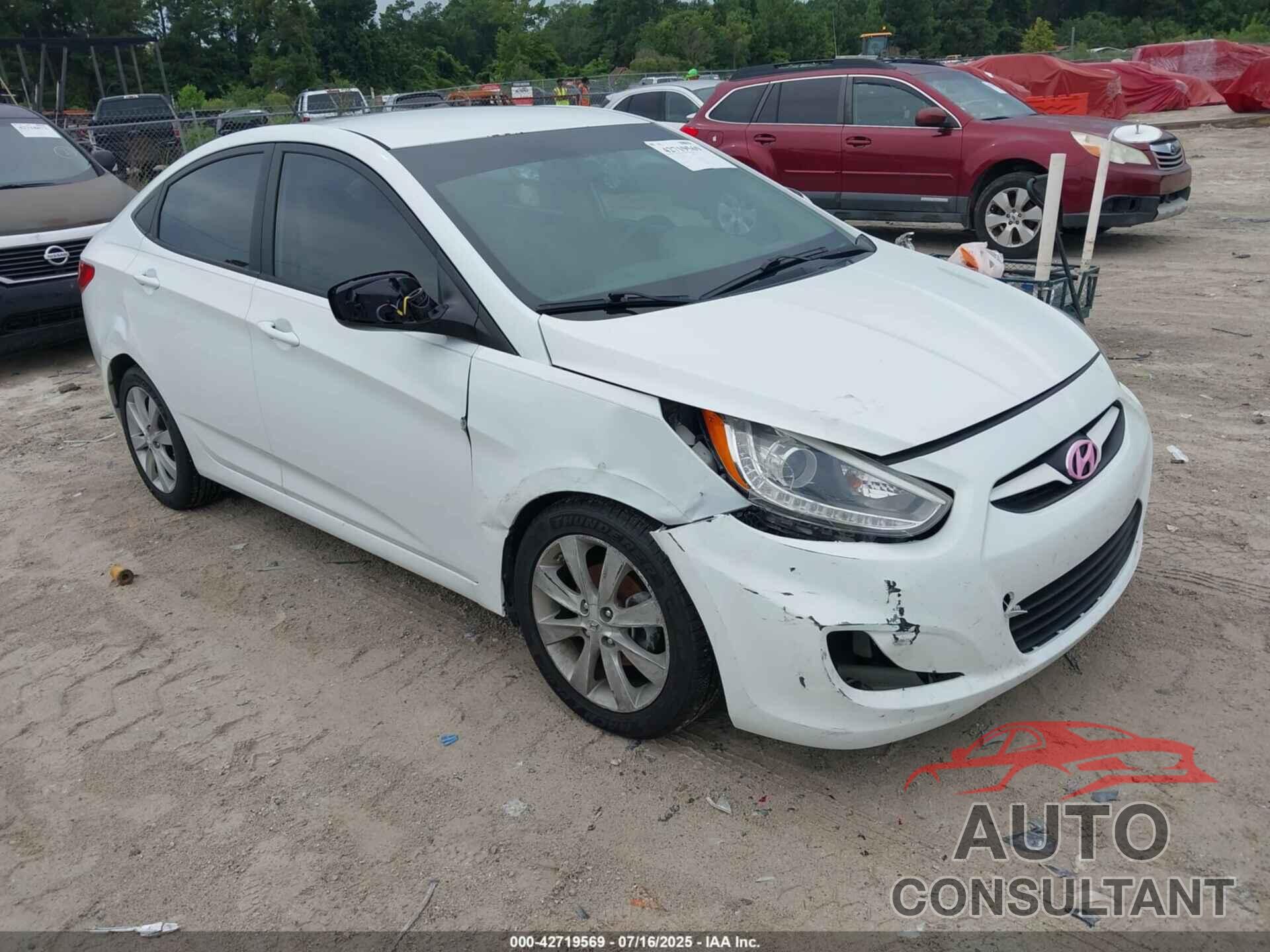 HYUNDAI ACCENT 2014 - KMHCU4AE2EU769467