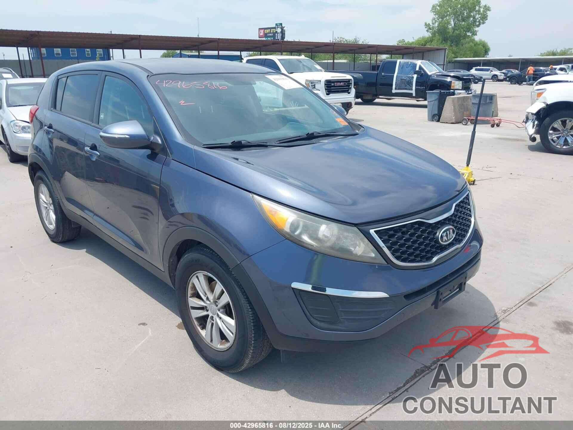 KIA SPORTAGE 2011 - KNDPB3A24B7020370