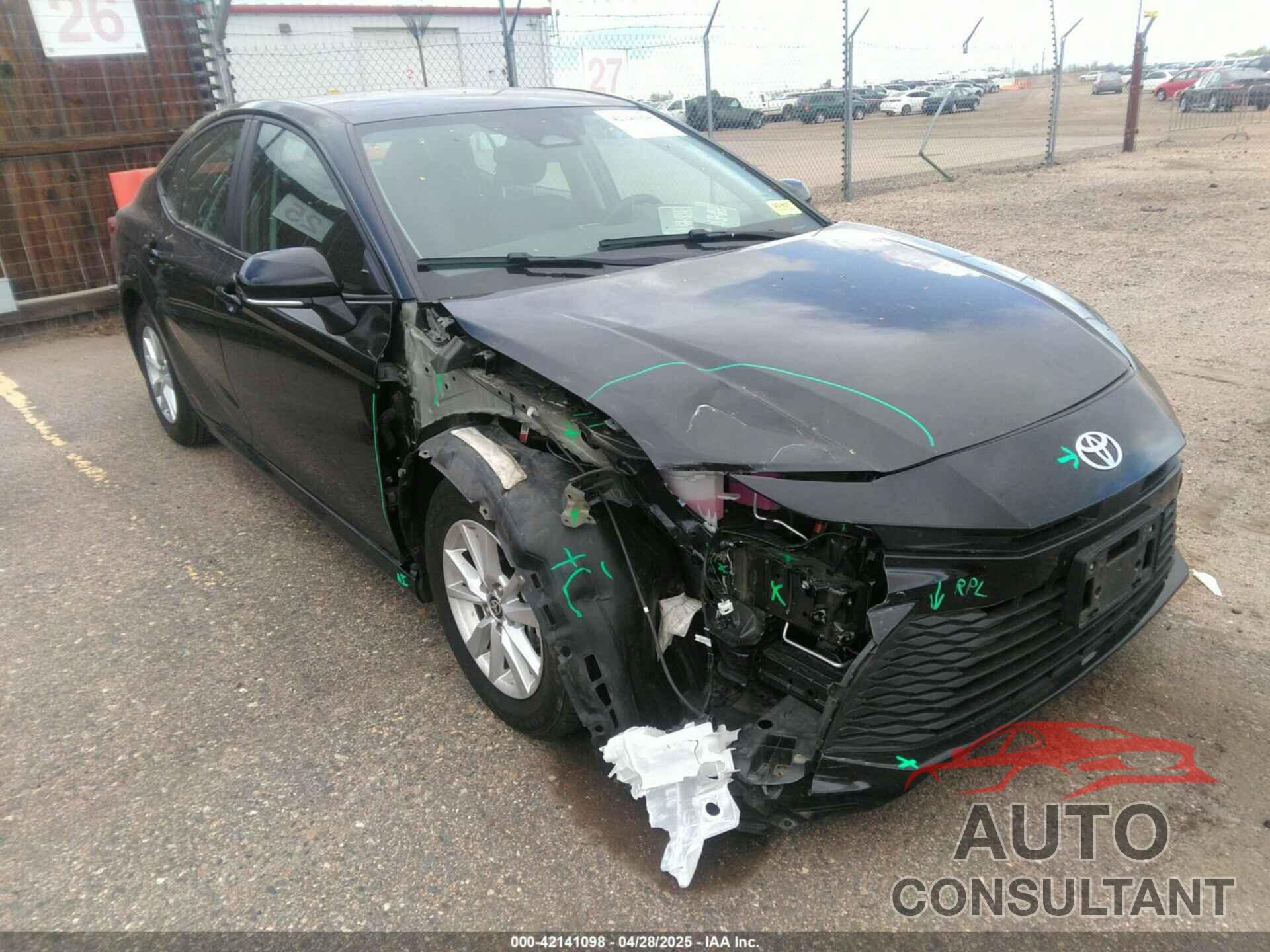 TOYOTA CAMRY 2025 - 4T1DAACK0SU509160
